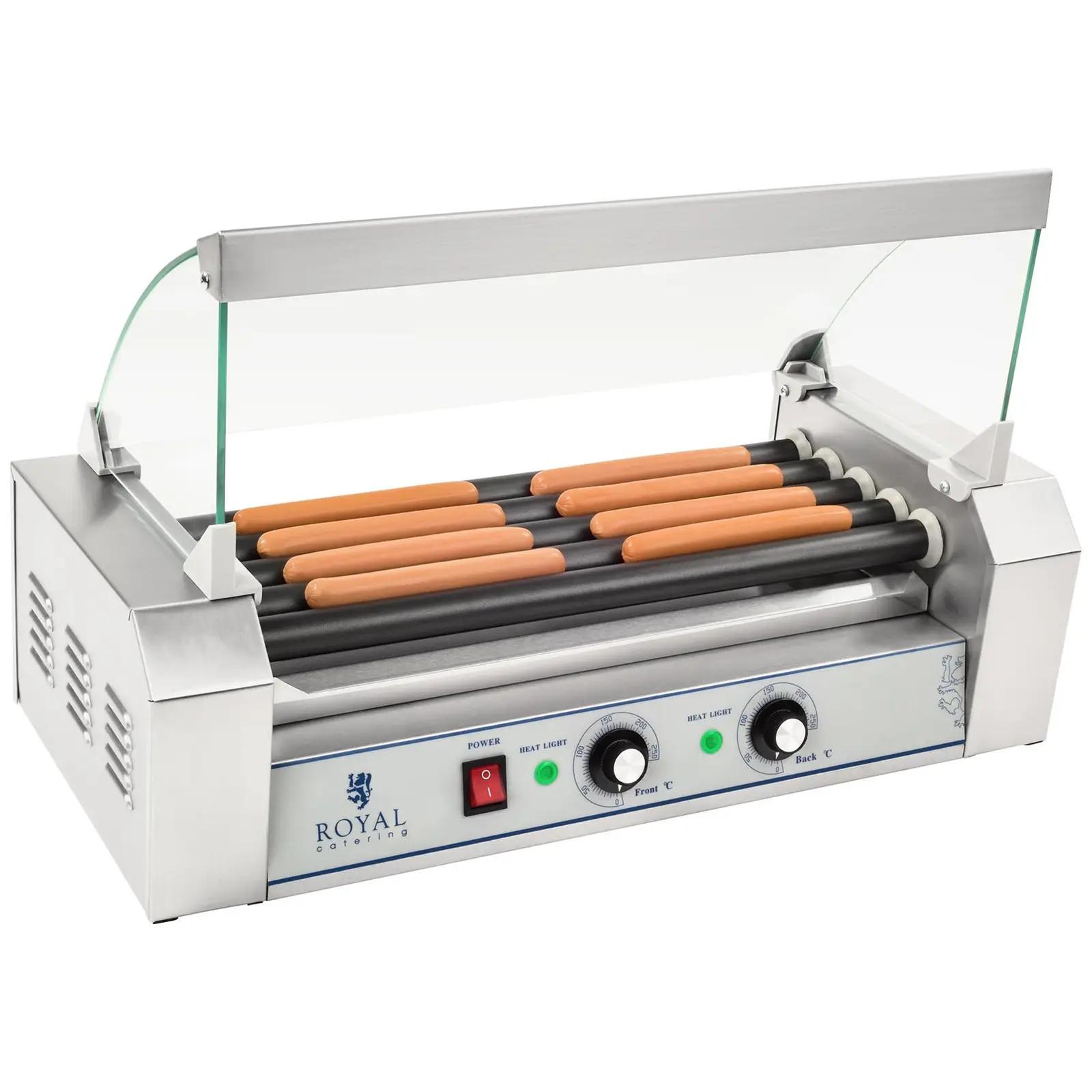 Hot Dog Grill - 5 Rollers - Teflon