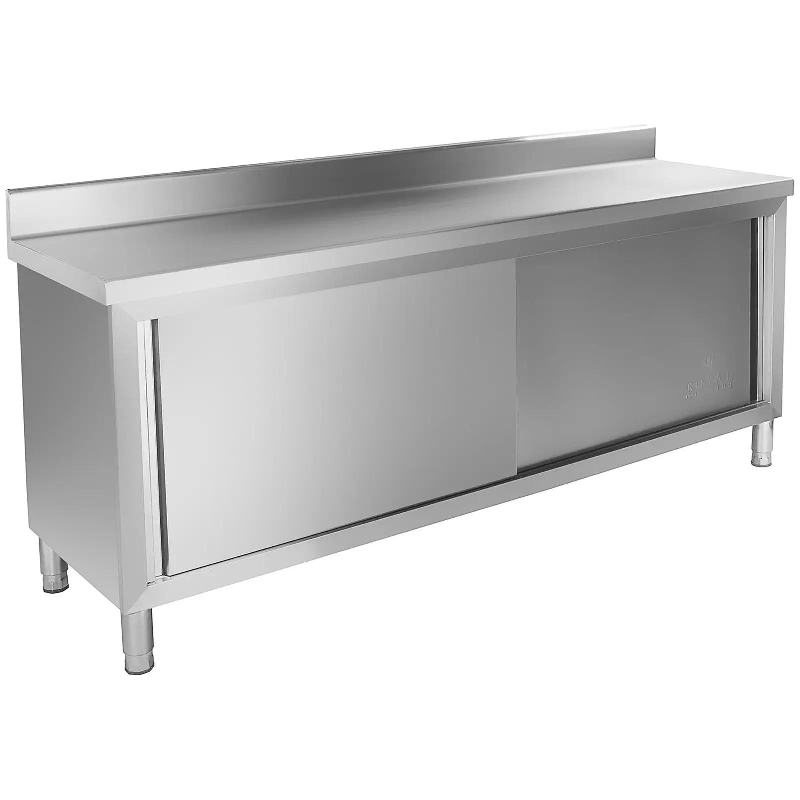 Work cupboard - 200 x 60 cm - Upstand - 300kg