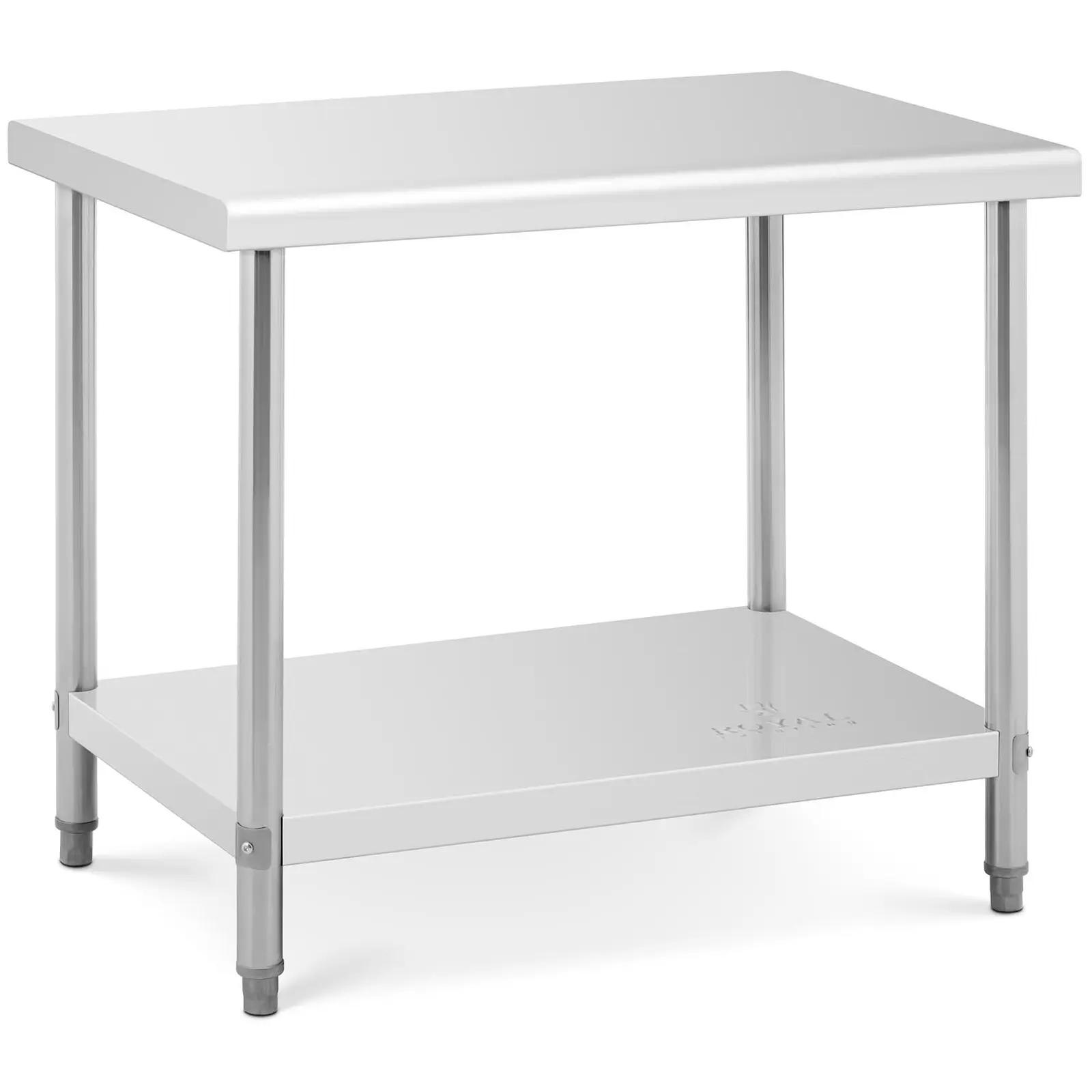 Stainless Steel Table - 100 x 70 cm - 95 kg capacity