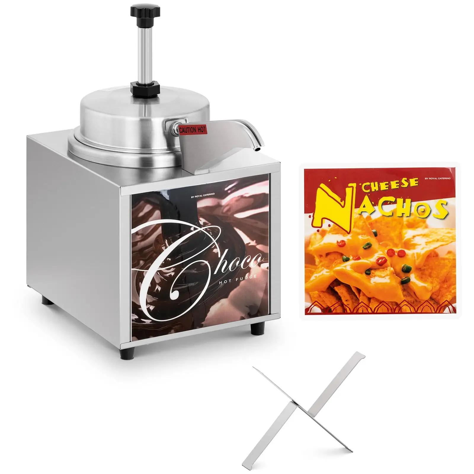 Sauce Dispenser - With Heating Function - Nacho Cheese - Chocolate - 3.3 L