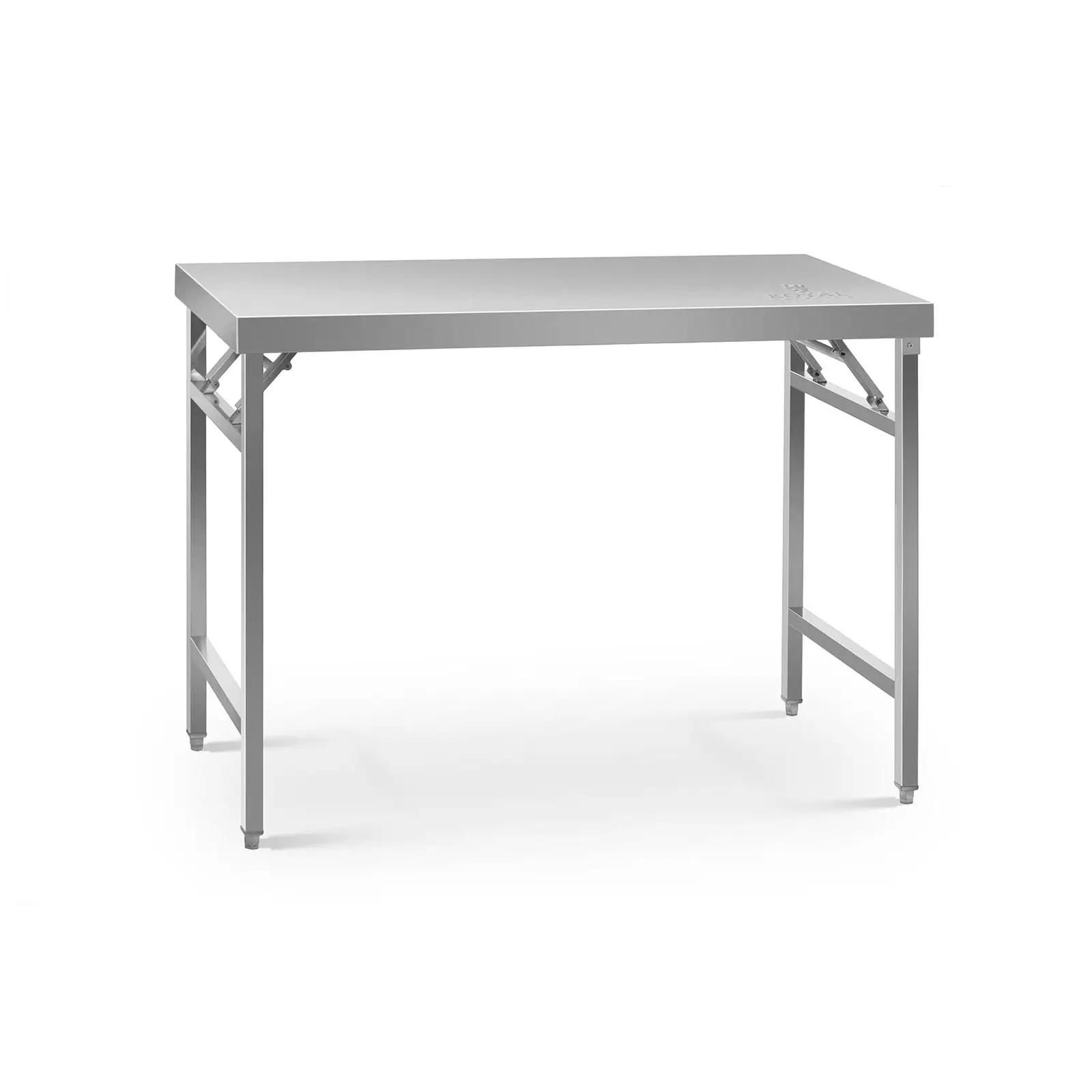 Folding Work Table - 60 x 120 cm - 210 kg load capacity