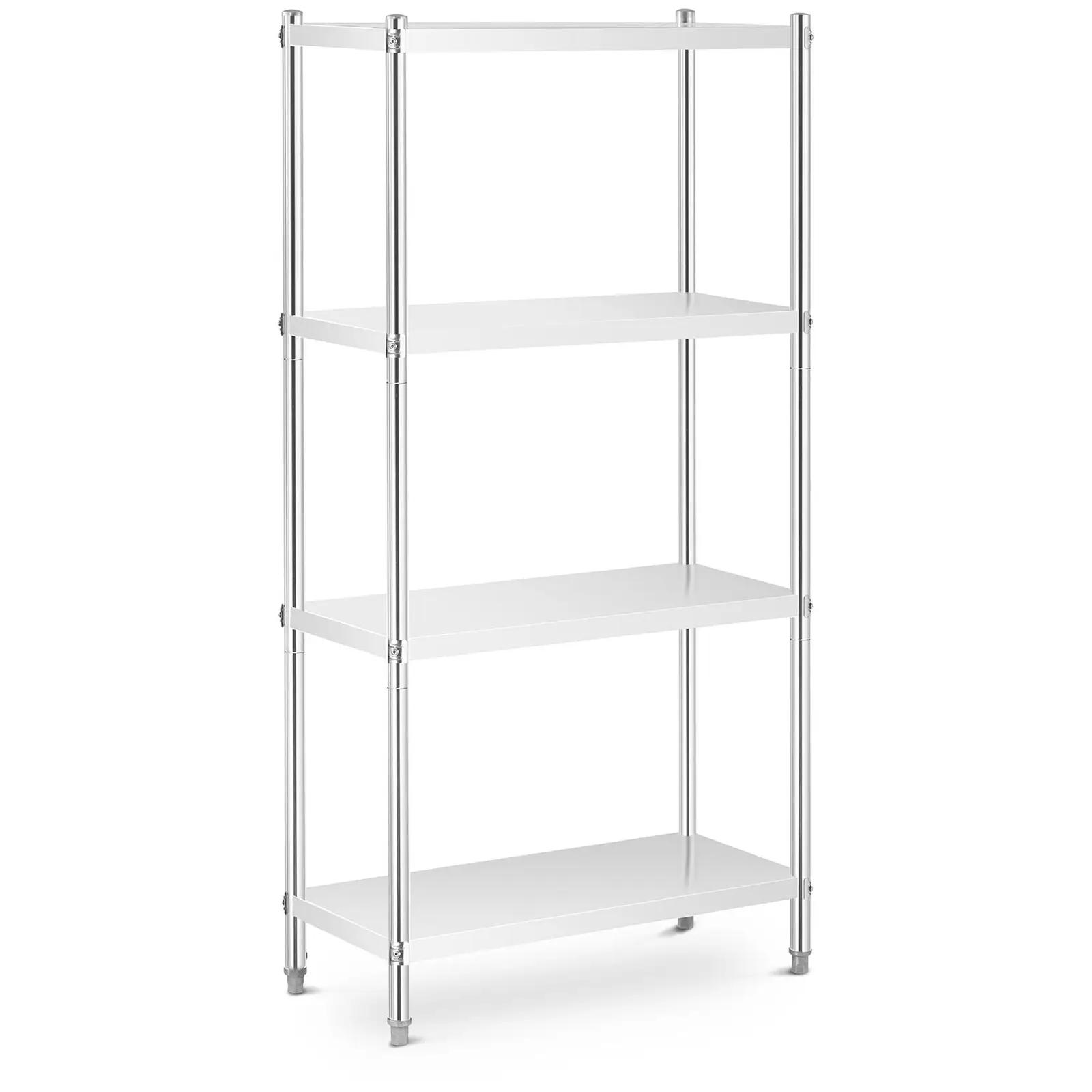 Metal Shelving Unit - 90 X 40 X 180 Cm (LxWxH) Cm - Royal Catering - 200 Kg