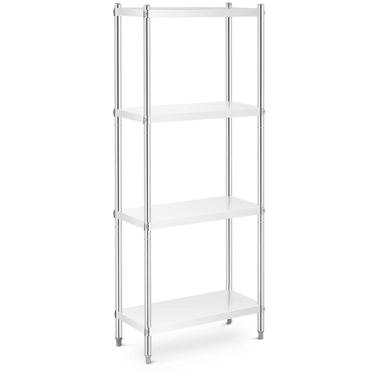 Metal Shelving Unit - 70 X 40 X 180 Cm (LxWxH) Cm - Royal Catering - 200 Kg