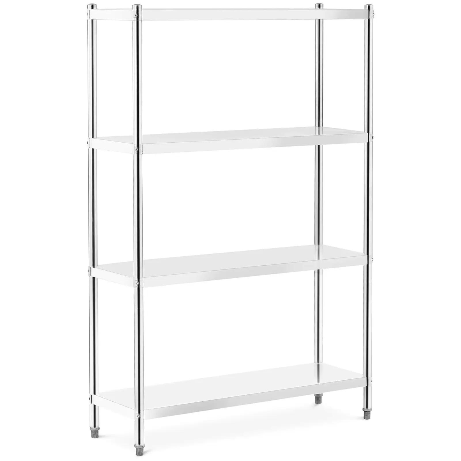 Metal Shelving Unit - 120 X 40 X 180 Cm (LxWxH) Cm - Royal Catering - 200 Kg