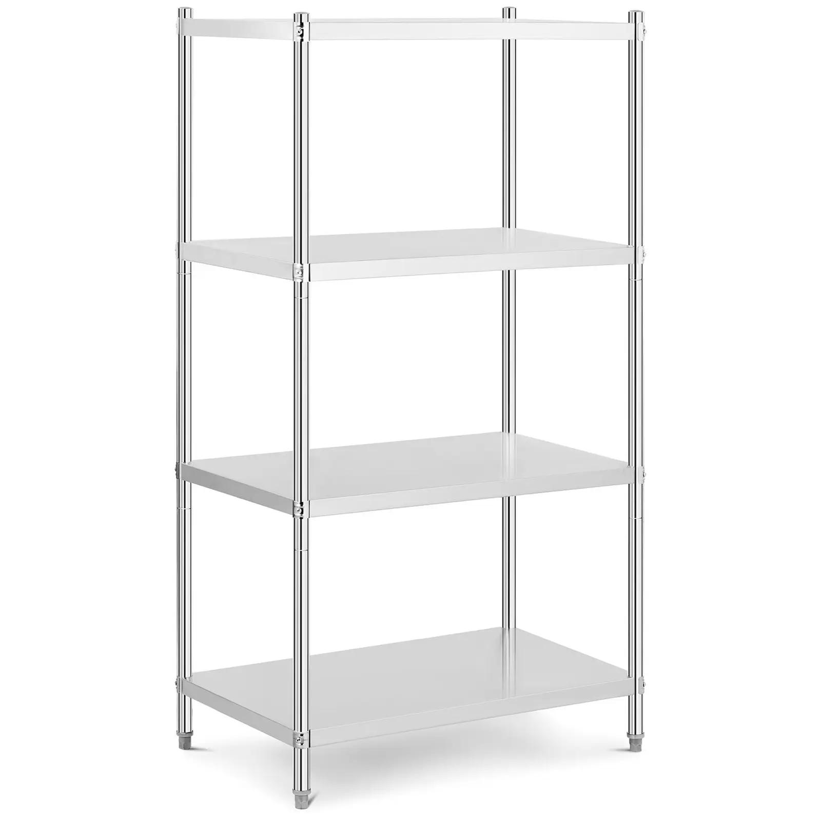 Metal Shelving Unit - 100 x 60 x 180 cm (LxWxH) cm - Royal Catering - 200 kg