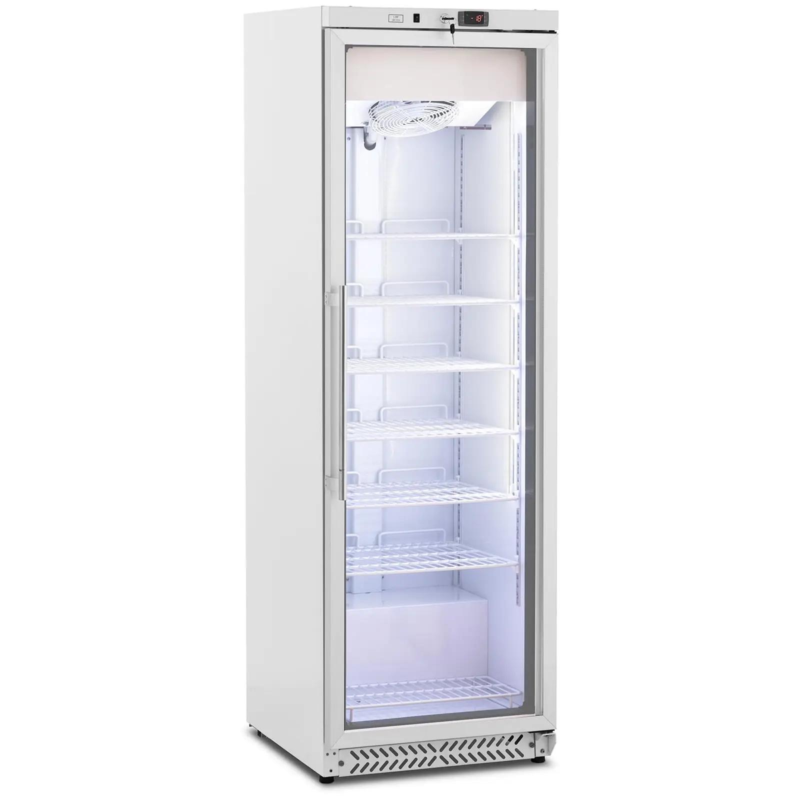 Freezer - 380 L - Royal Catering - Glass Door - White - Refrigerant R290