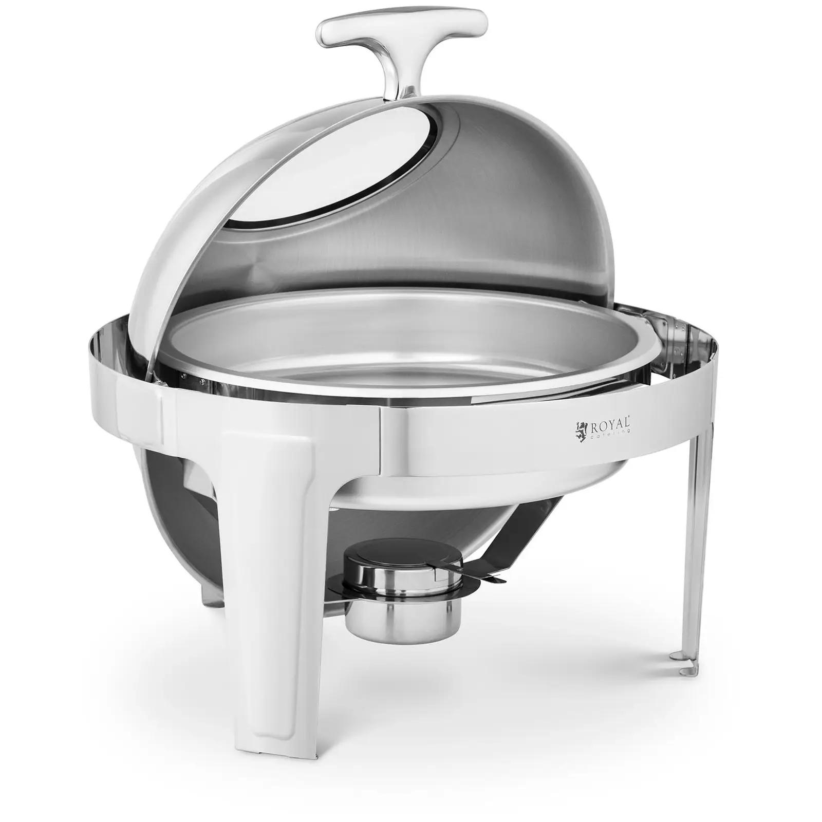 Chafing Dish - Round With Window - Royal Catering - 5.8 L