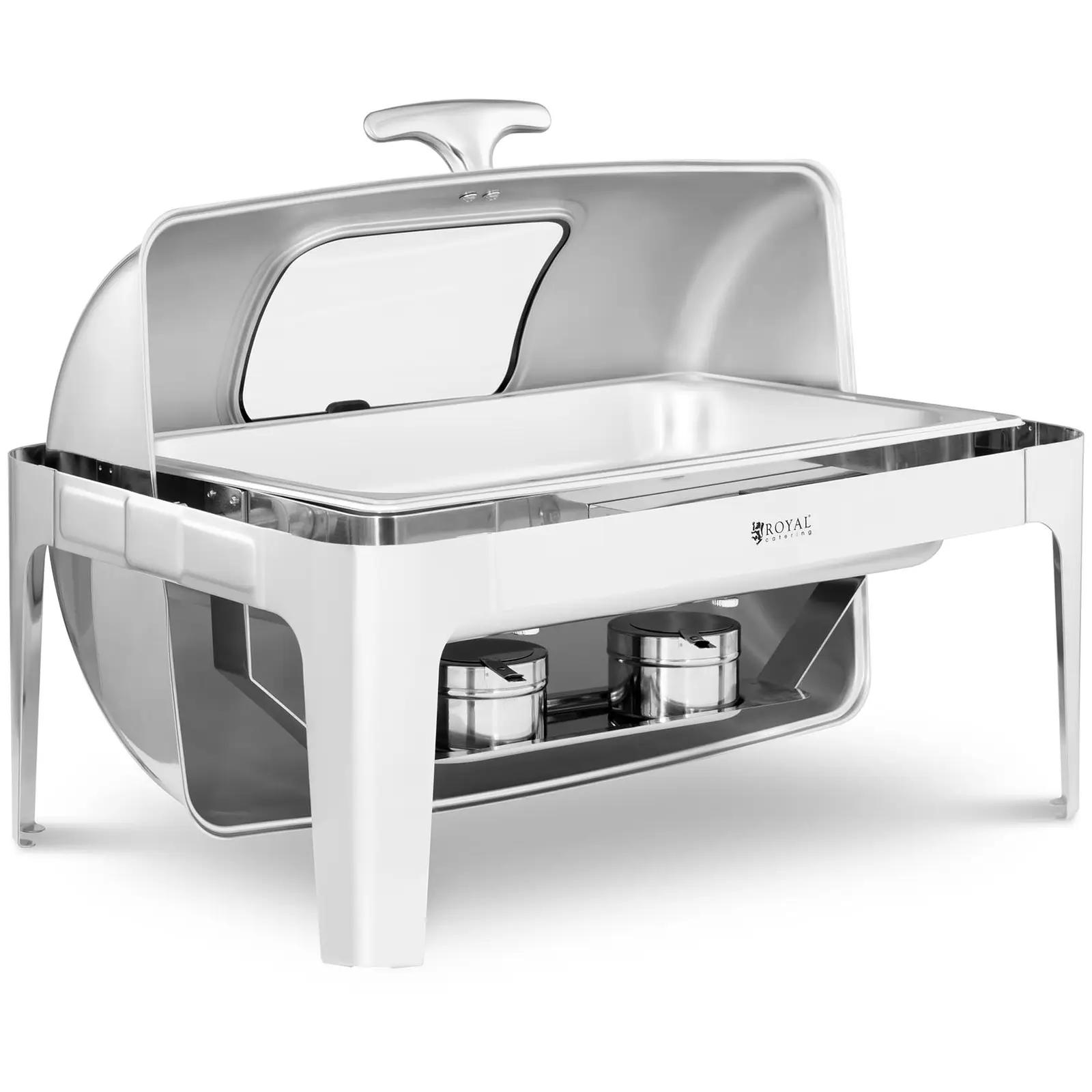 Chafing Dish - 1/1 GN - Royal Catering - 8.5 L - 2 Fuel Cells - Viewing Window