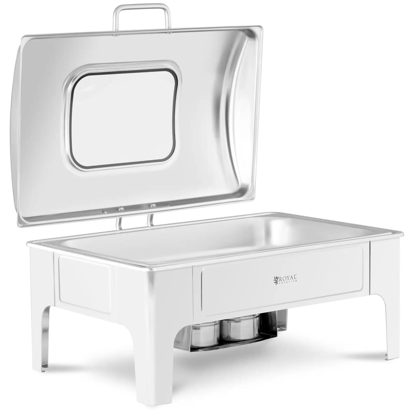 Chafing Dish - GN 1/1 - Royal Catering - 8.5 L - 2 fuel cells - viewing window