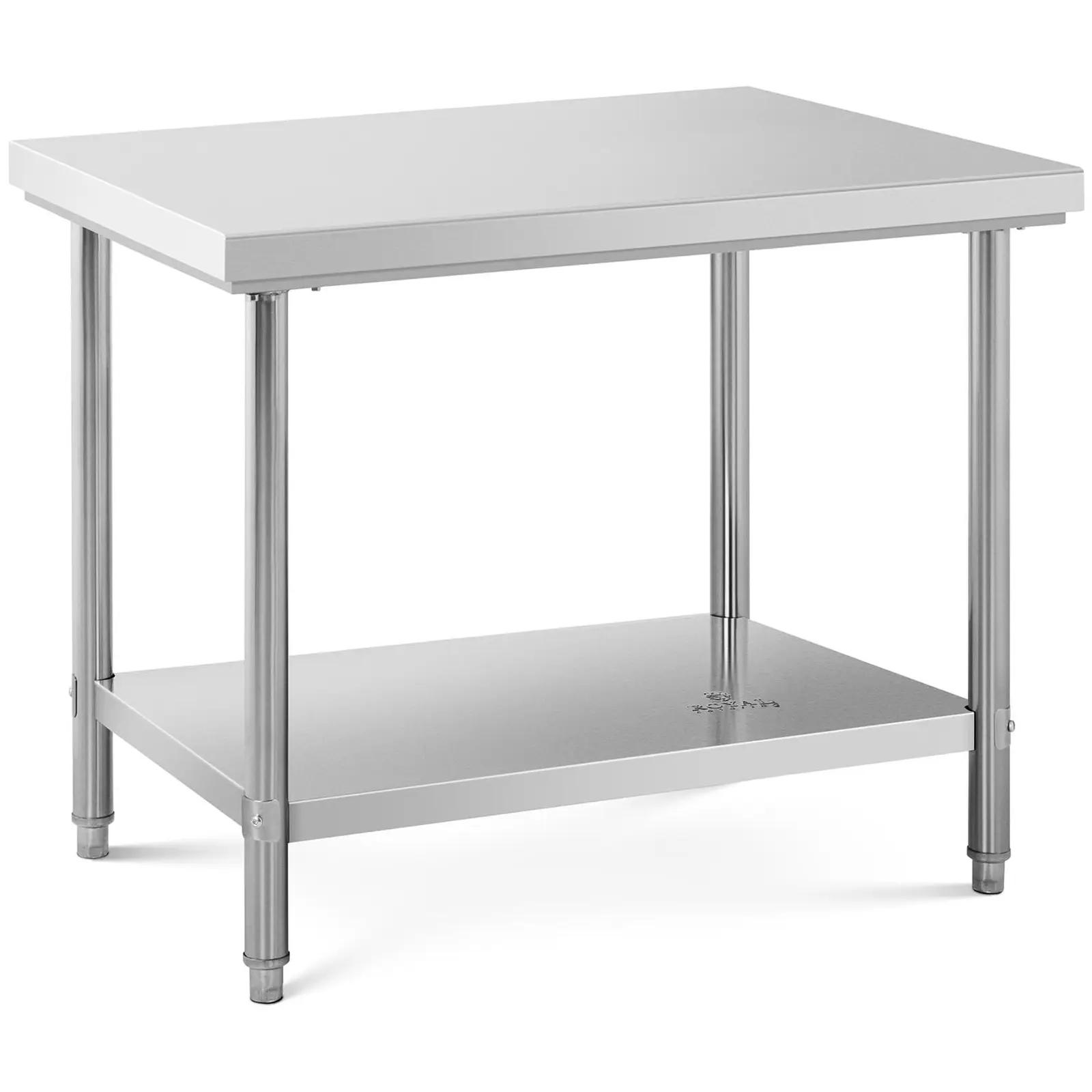 Stainless Steel Work Table - 100 X 70 Cm - 120 Kg Capacity - Royal Catering