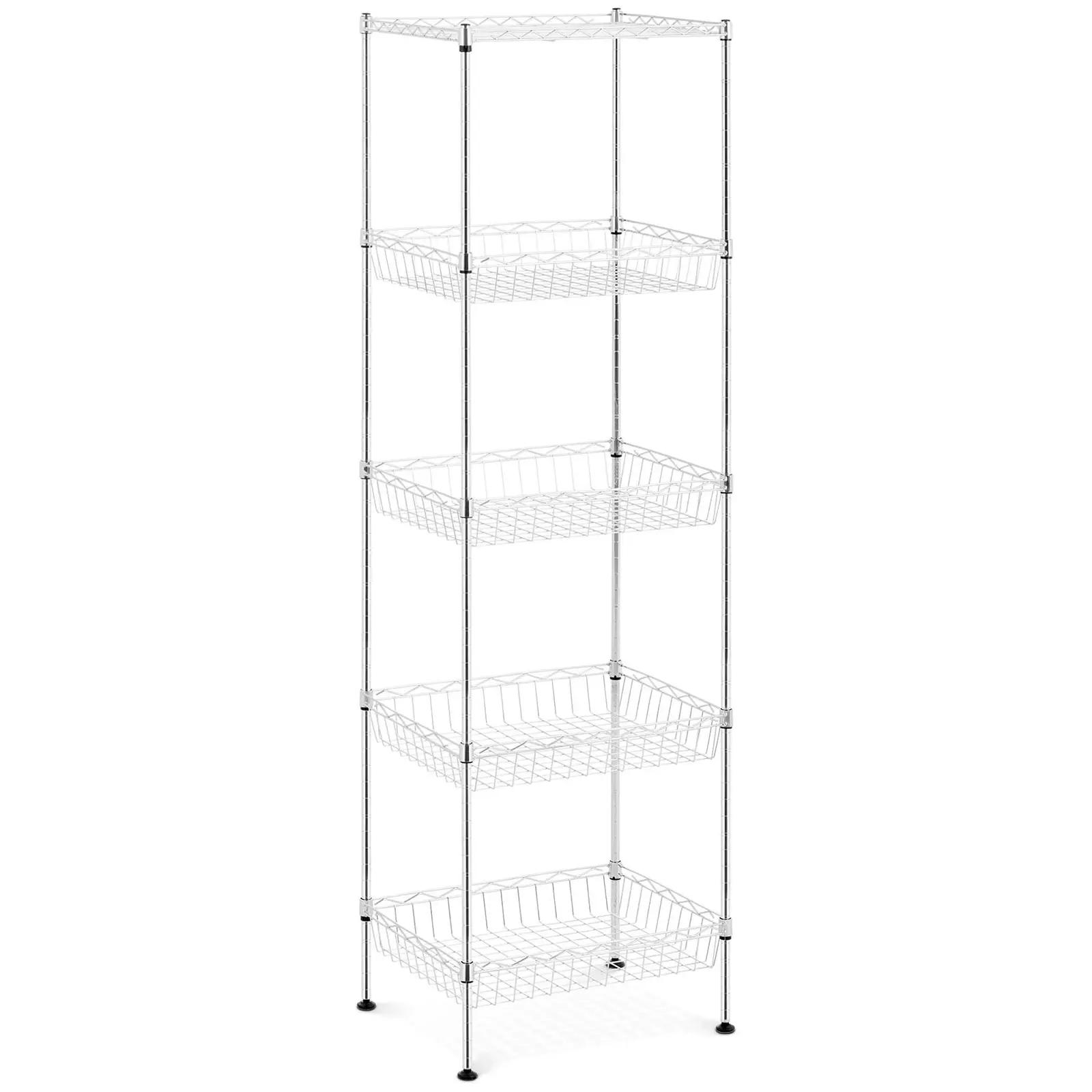 Metal Shelf - 45 X 35 X 152 Cm - 100 Kg - Royal Catering