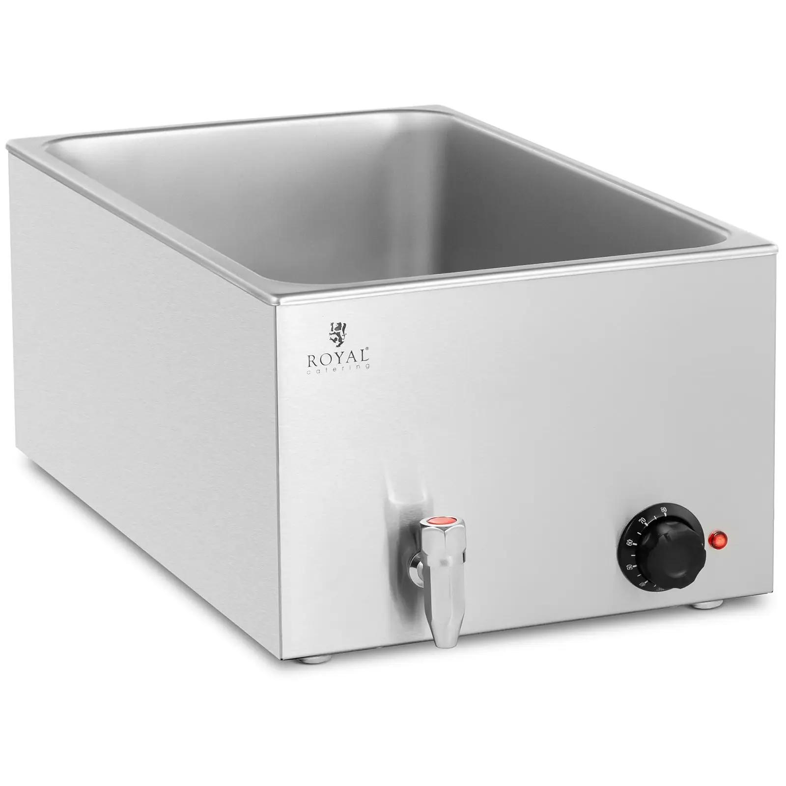 Bain-Marie - 600 W - GN 1/1 - without container - drain tap