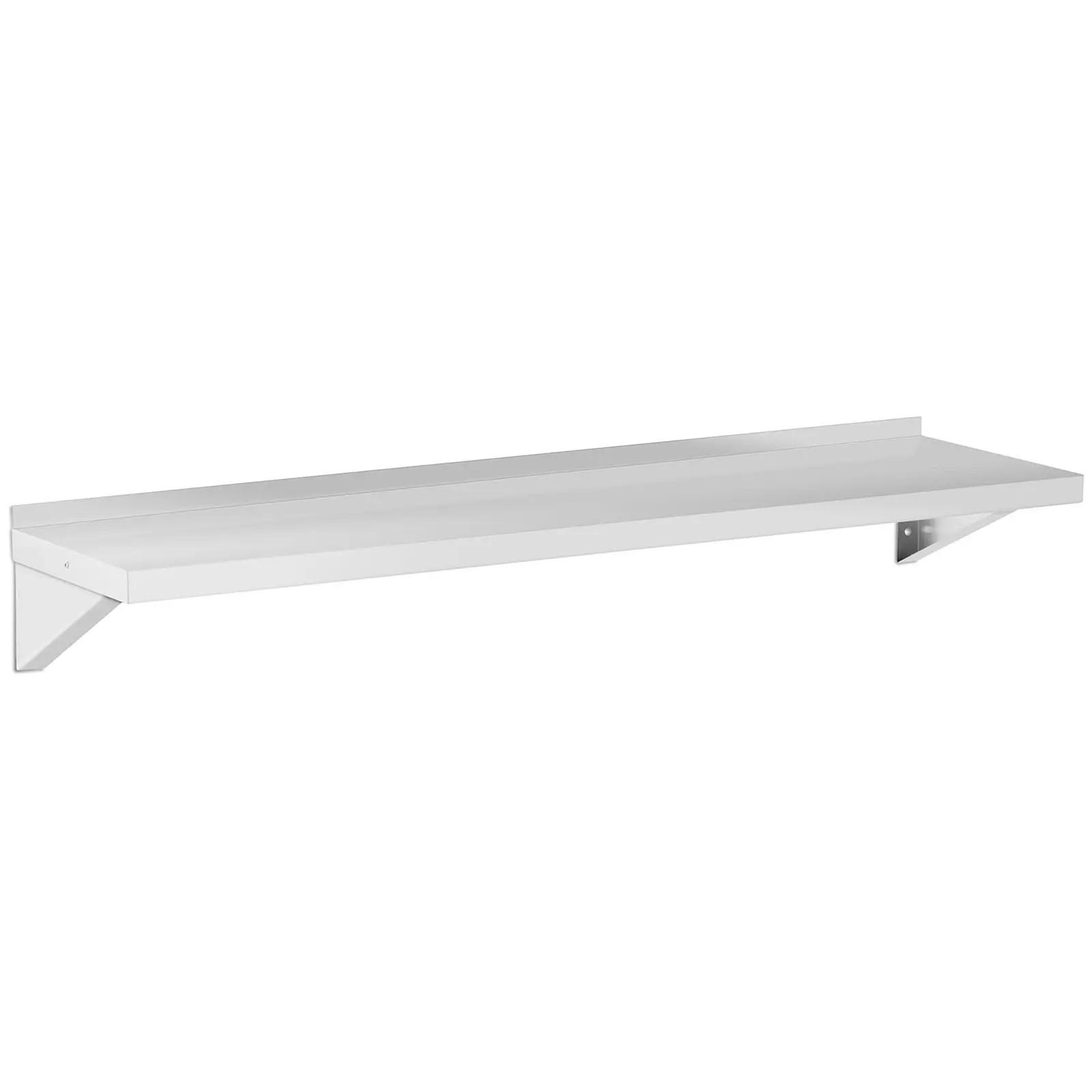 Wall Shelf - Stainless Steel - 150 X 40 Cm - Up To 80 Kg - Royal Catering