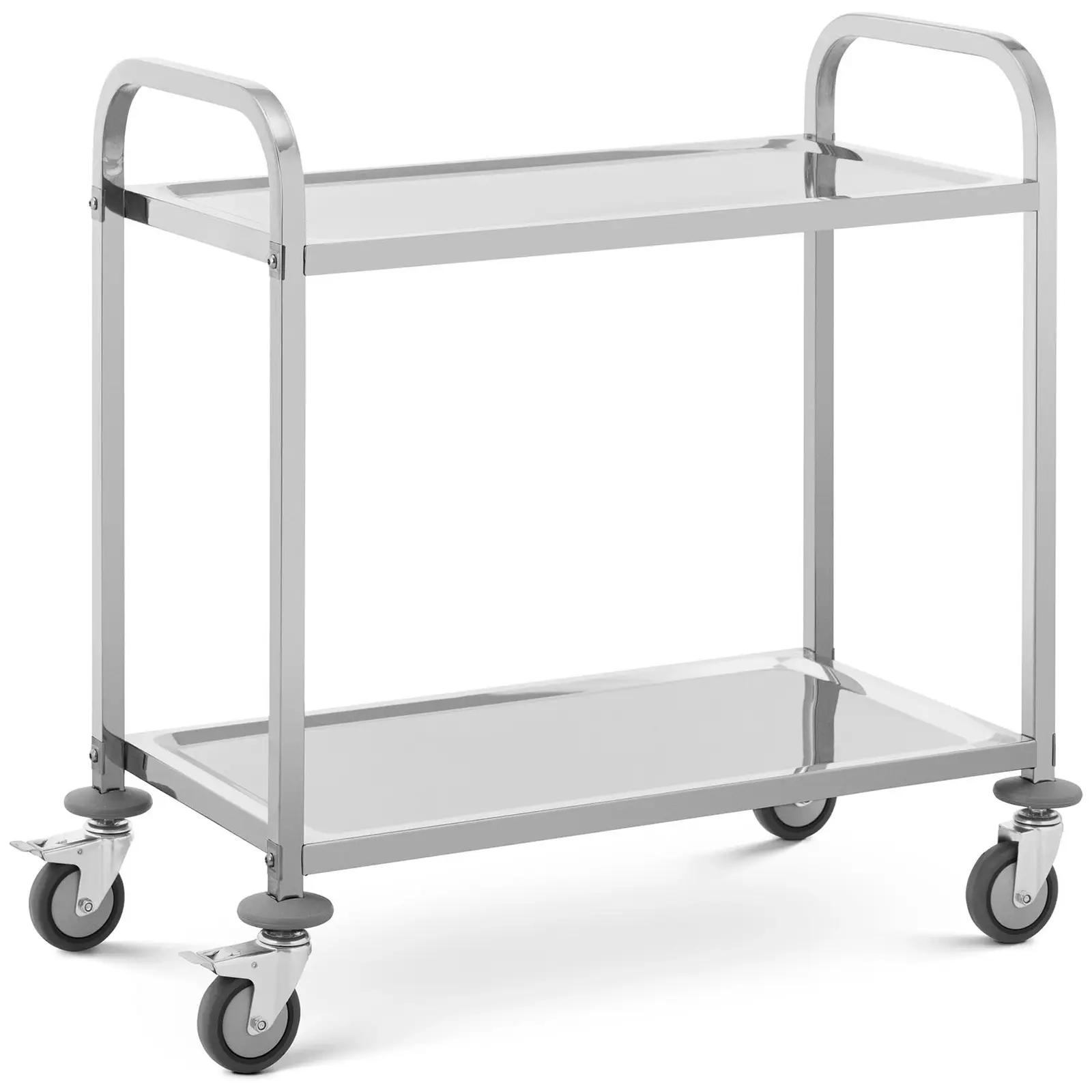 Serving Trolley - 2 Shelves - 95 X 50 Cm - 72 Kg - Royal Catering