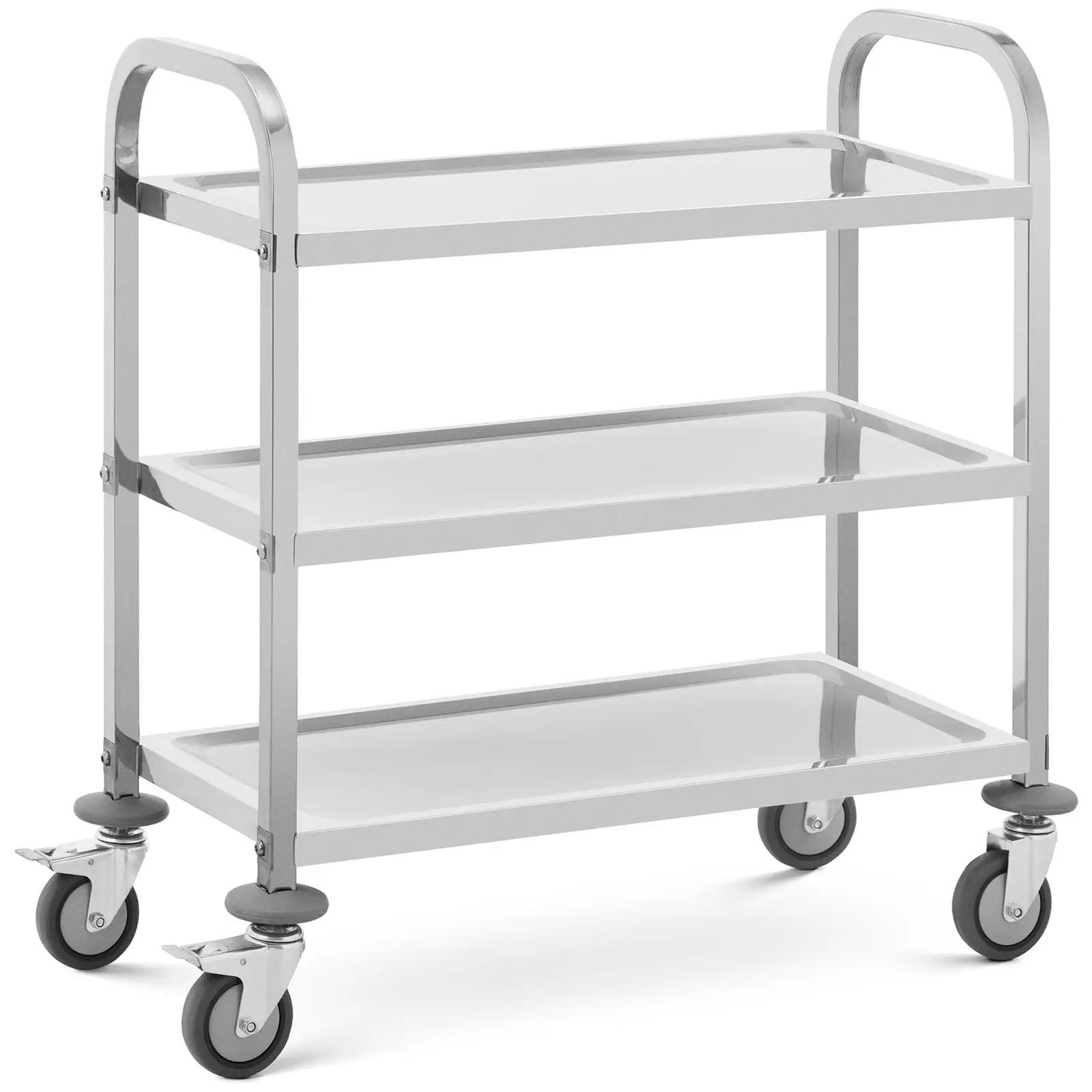 Serving Trolley - 3 Shelves - 69 X 34 X 3 Cm - 81 Kg - Royal Catering