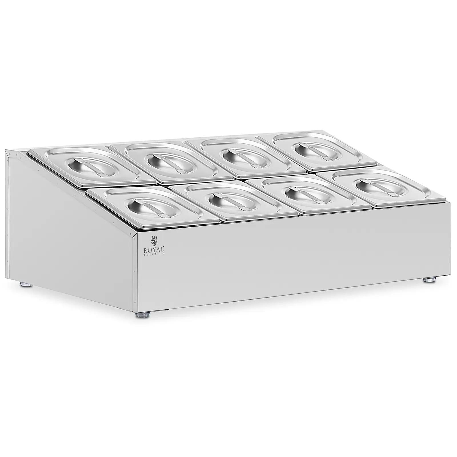 Bain Marie - 2 X 4 GN 1/6 - 15.2 L - Royal Catering