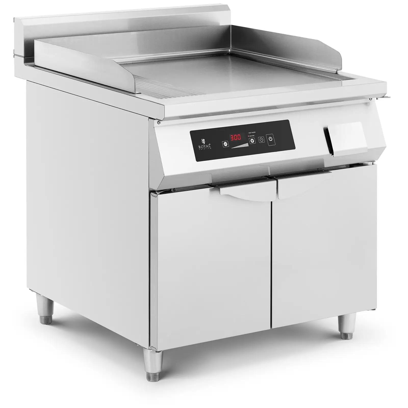 Induction Grill - 720 X 610 Mm - Smooth - 10000 W - Royal Catering