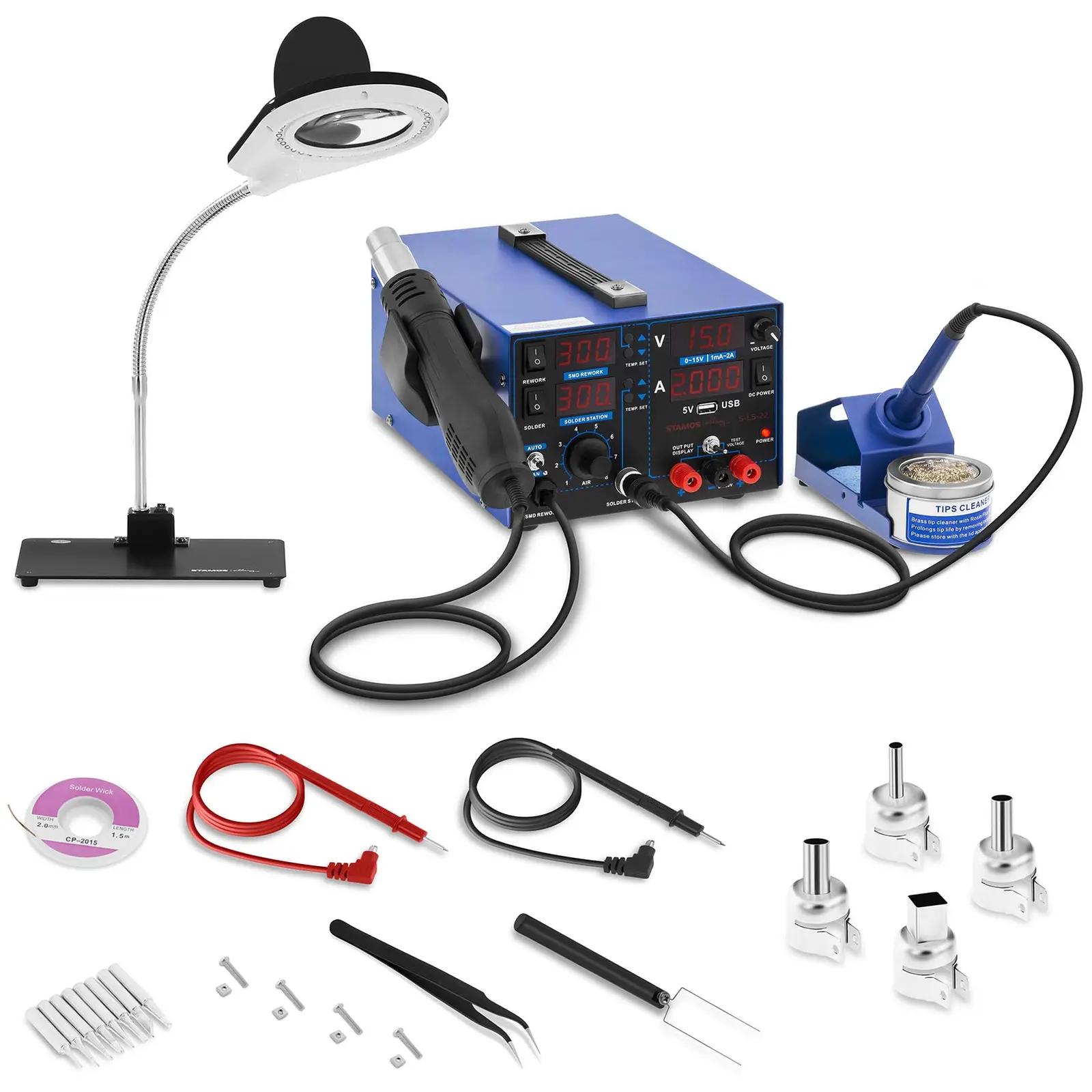 Soldering Station - 800 W - 4 LED - With Lamp