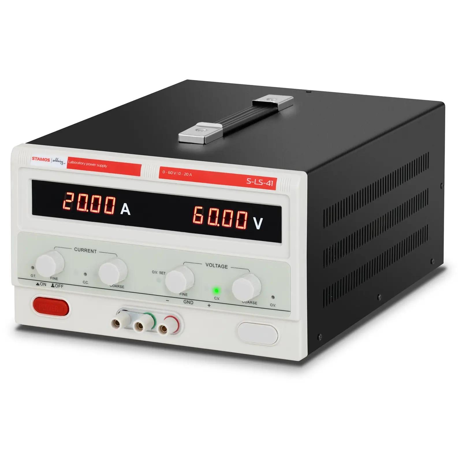 Laboratory Power Supply - 0-60 V - 0-20 A DC - 1,200 W