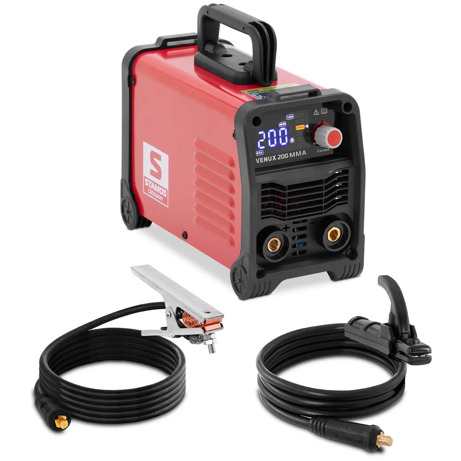 Arc Welder With Smart Select System - TIG Lift-Arc - 200 A - 60 % Duty Cycle - Hot Start - Arc Force - anti-stick - VRD