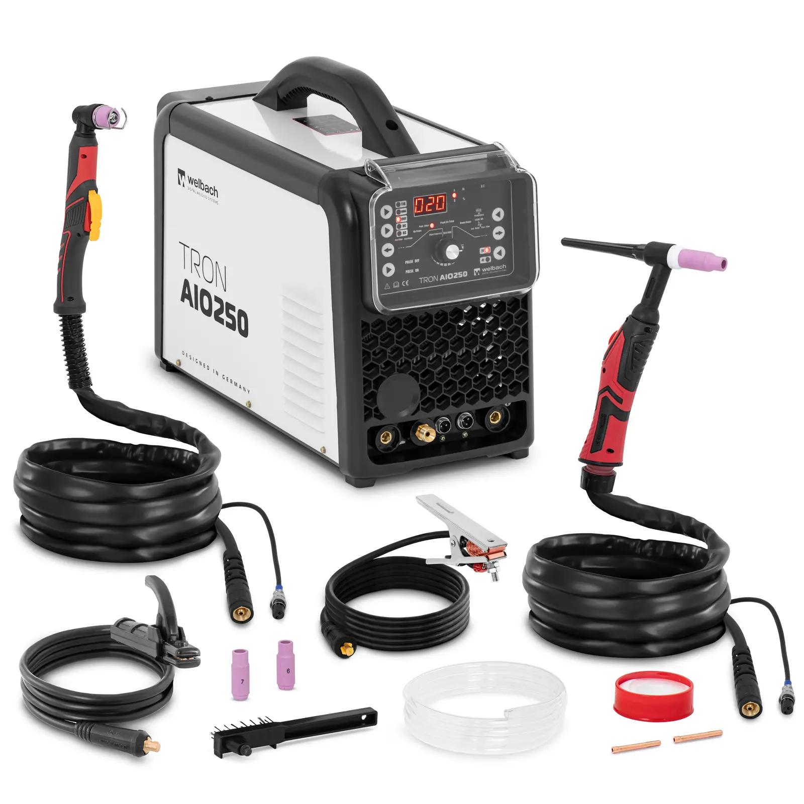 Multiprocess Welder - TIG AC DC - MMA - 250 A - CUT 50 A - Duty Cycle 60 % - Pulse