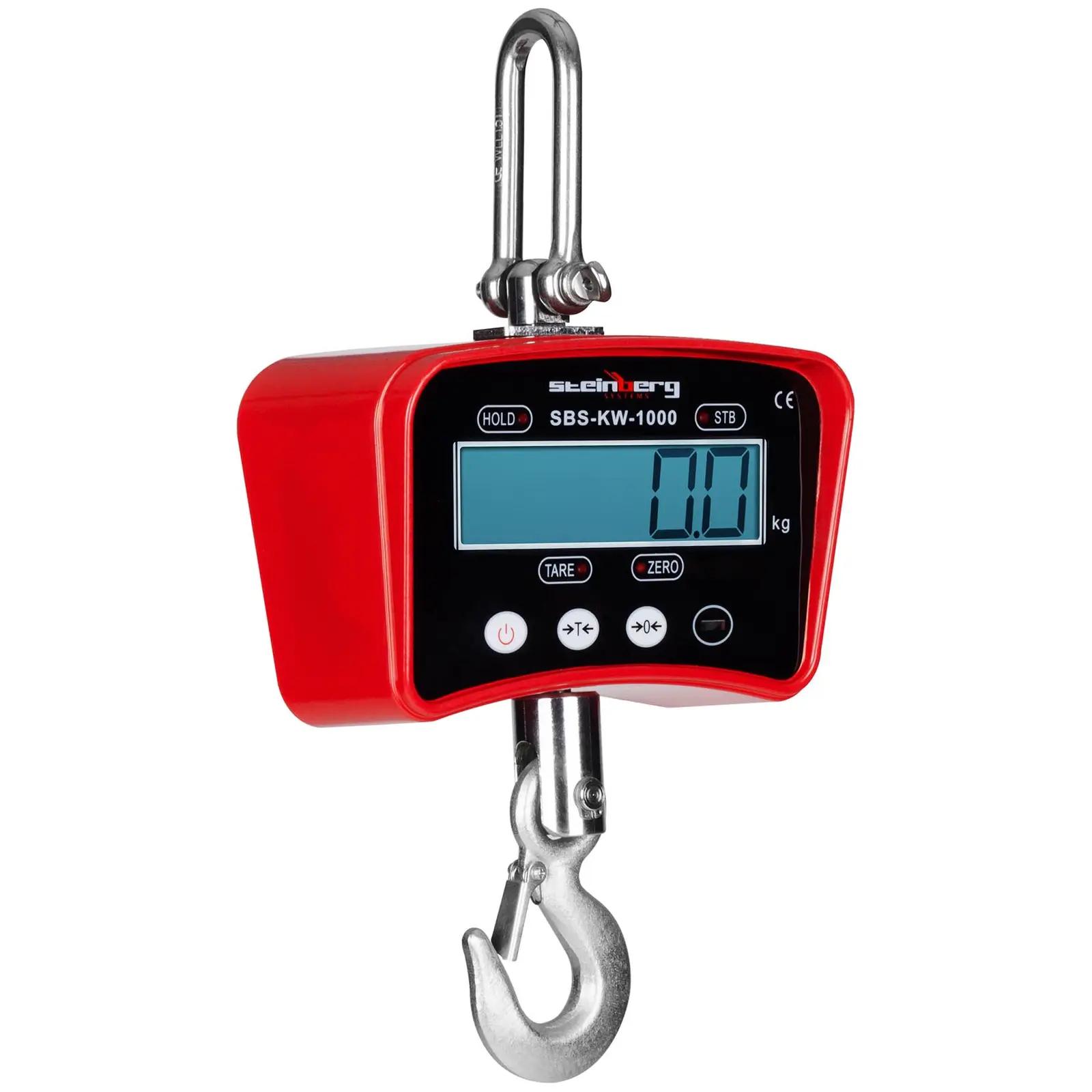 Crane Scales - 1.000 Kg / 0.2 Kg - Red