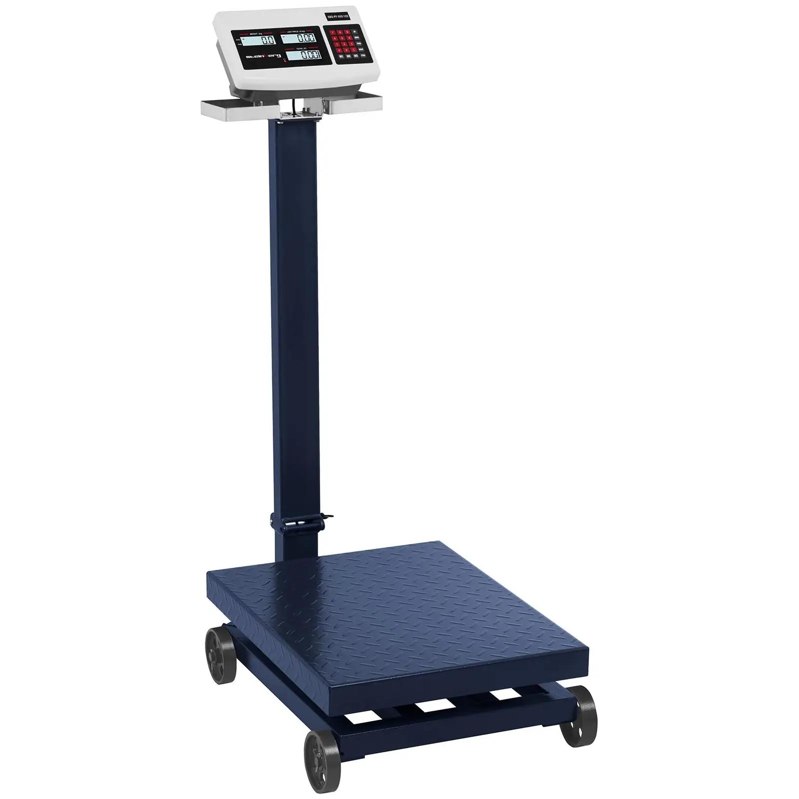 Platform Scale - 600 Kg / 100 G - LCD - Rolling