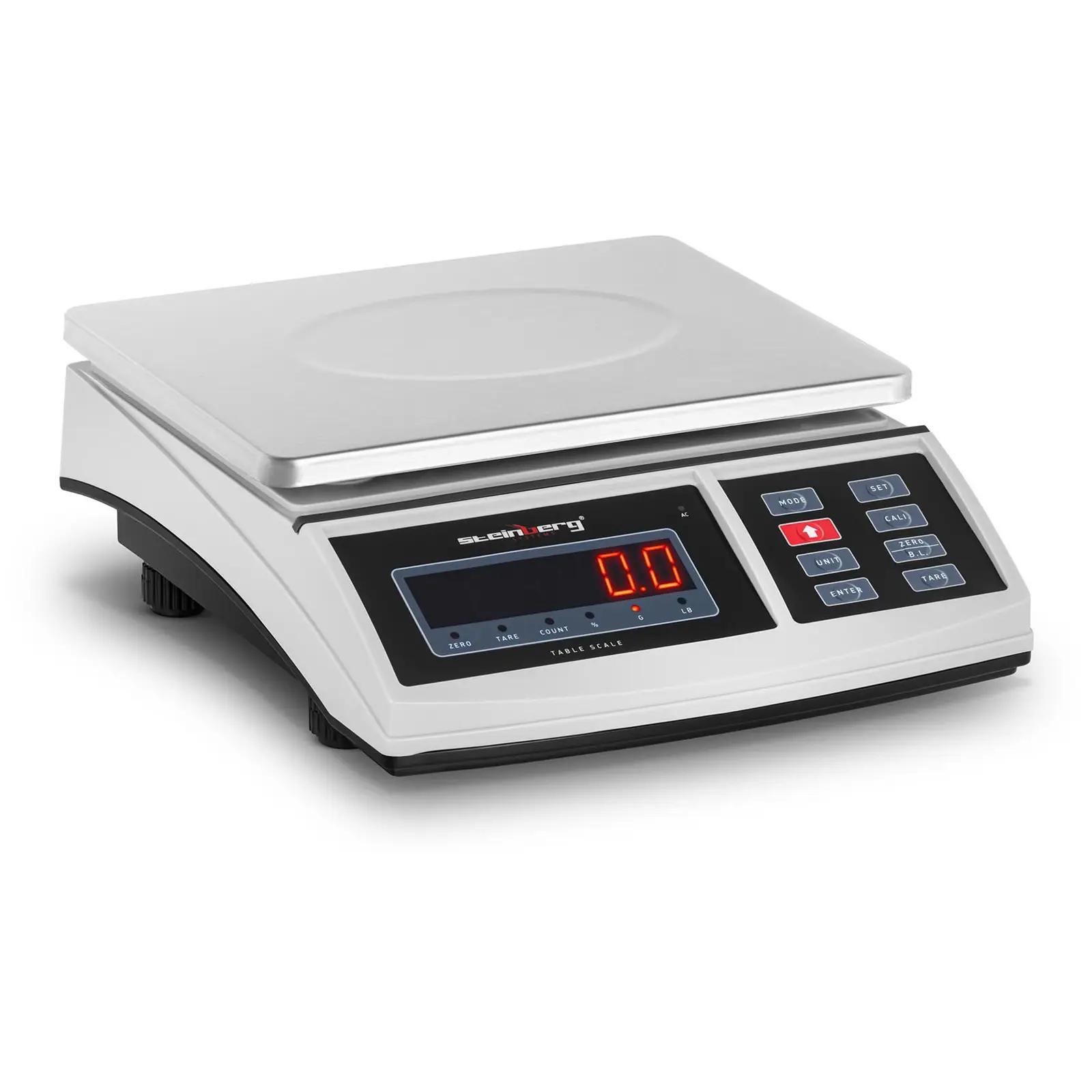 Table Scale - 15 Kg / 0.5 G - 21 X 27 Cm - LED