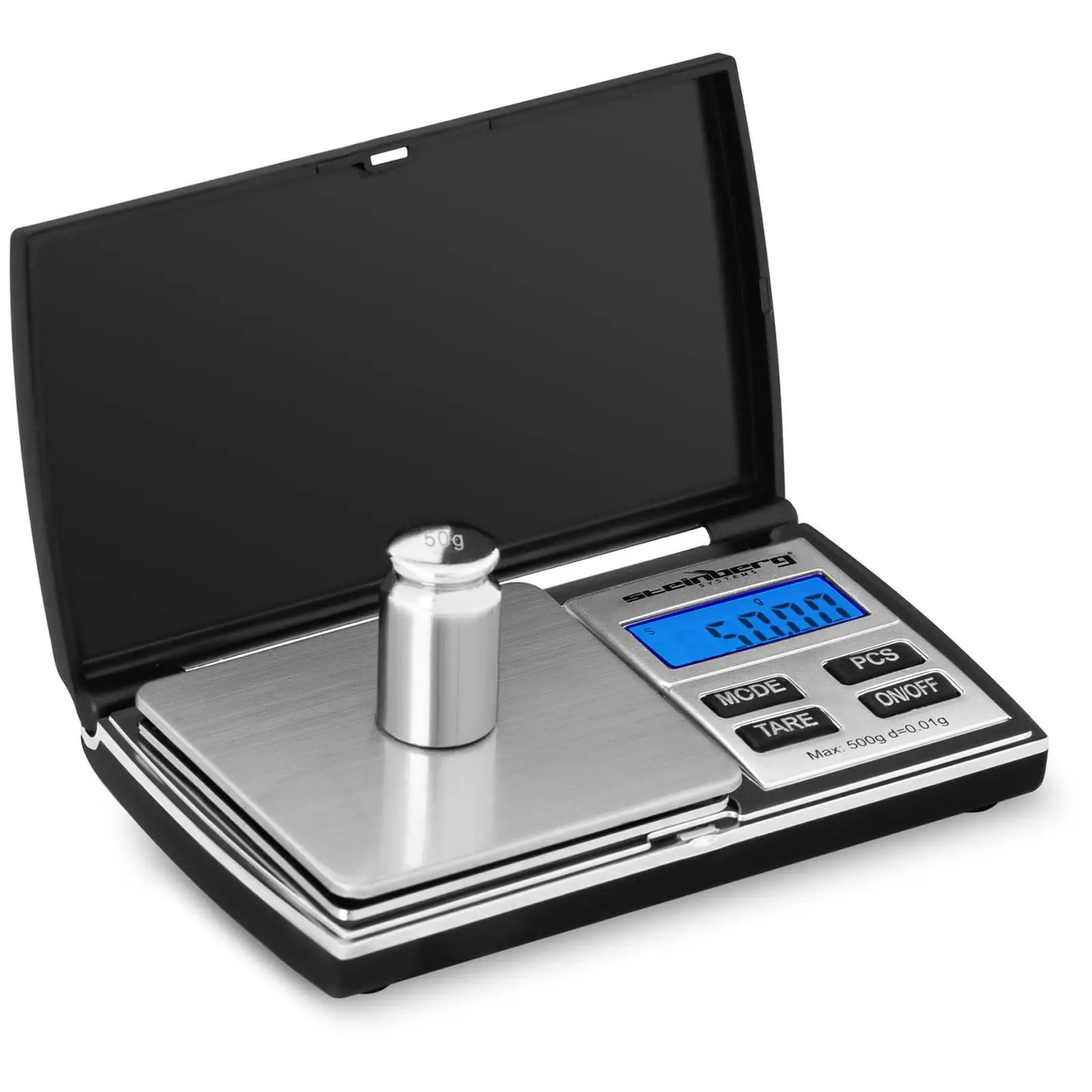 Digital Pocket Scale - 500 g - 0.05 g / 200 g - 69 x 64 mm