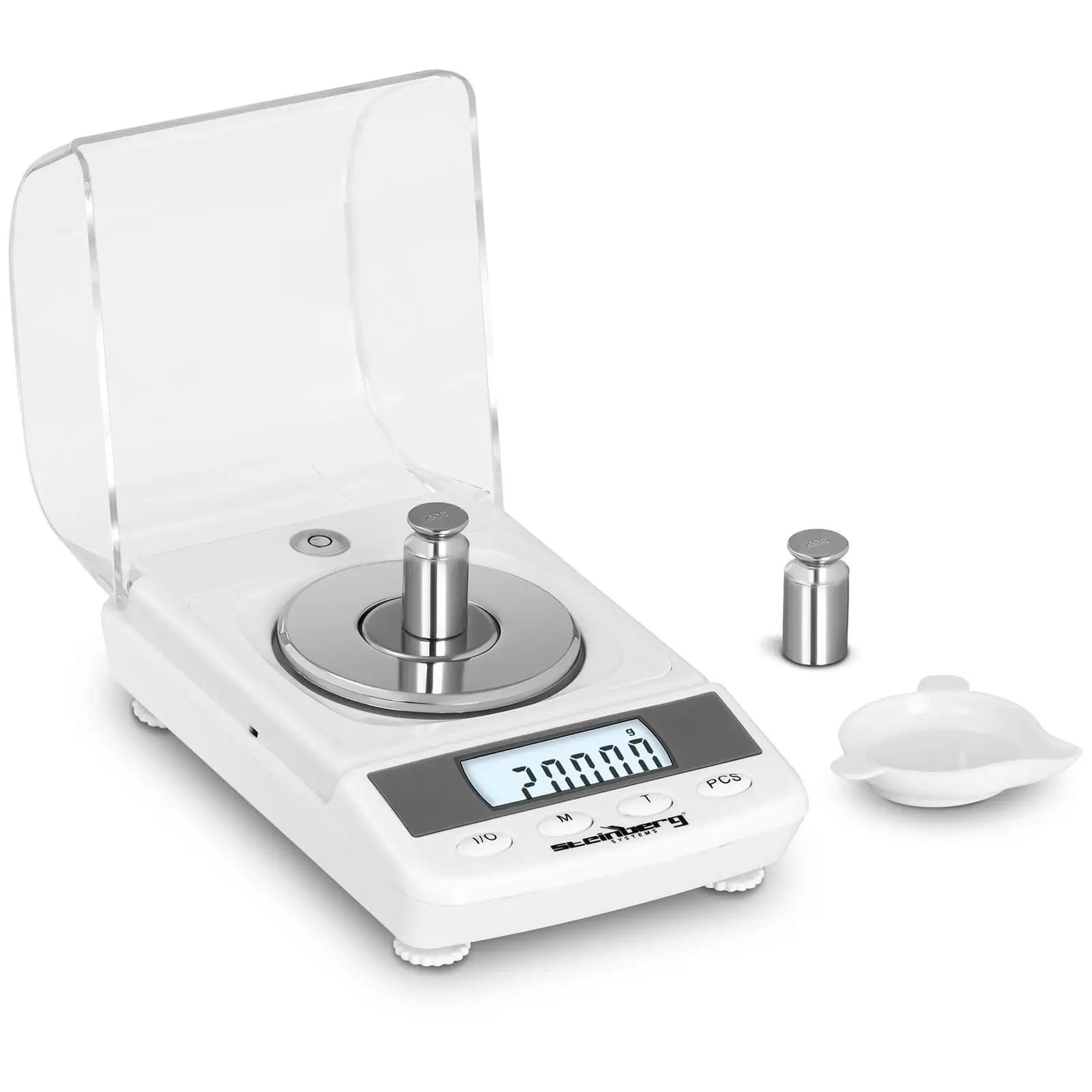 Digital Precision Scale - 50 G - 0.005 G / 50 G - Ø 60 Mm - Windscreen