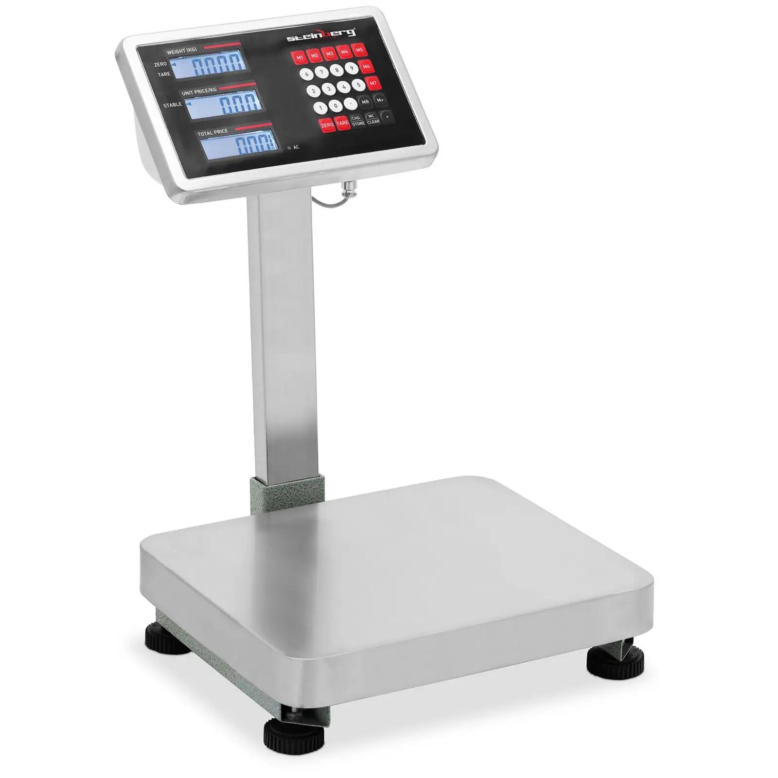 Digital Weighing Scale - 60 kg / 0.007 kg - 290 x 340 x 92 mm - kg / lb - LCD