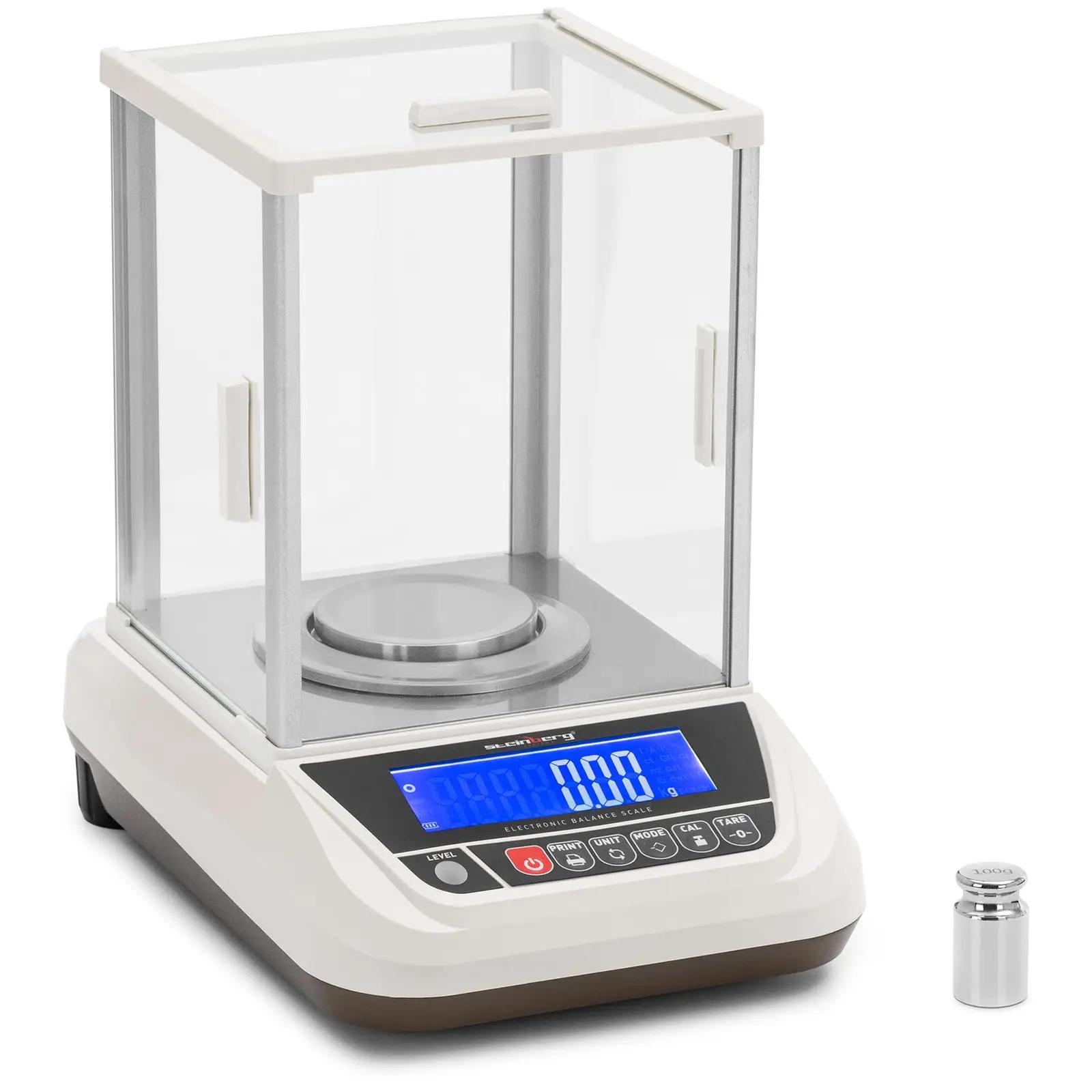 Precision Scale - 300 g / 0.001 g - Ø 82 mm - LCD - windscreen