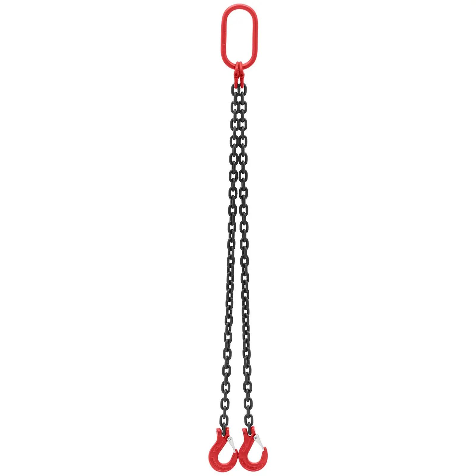 Lifting Chain - 2800 kg - 2 x 1 m - black / red