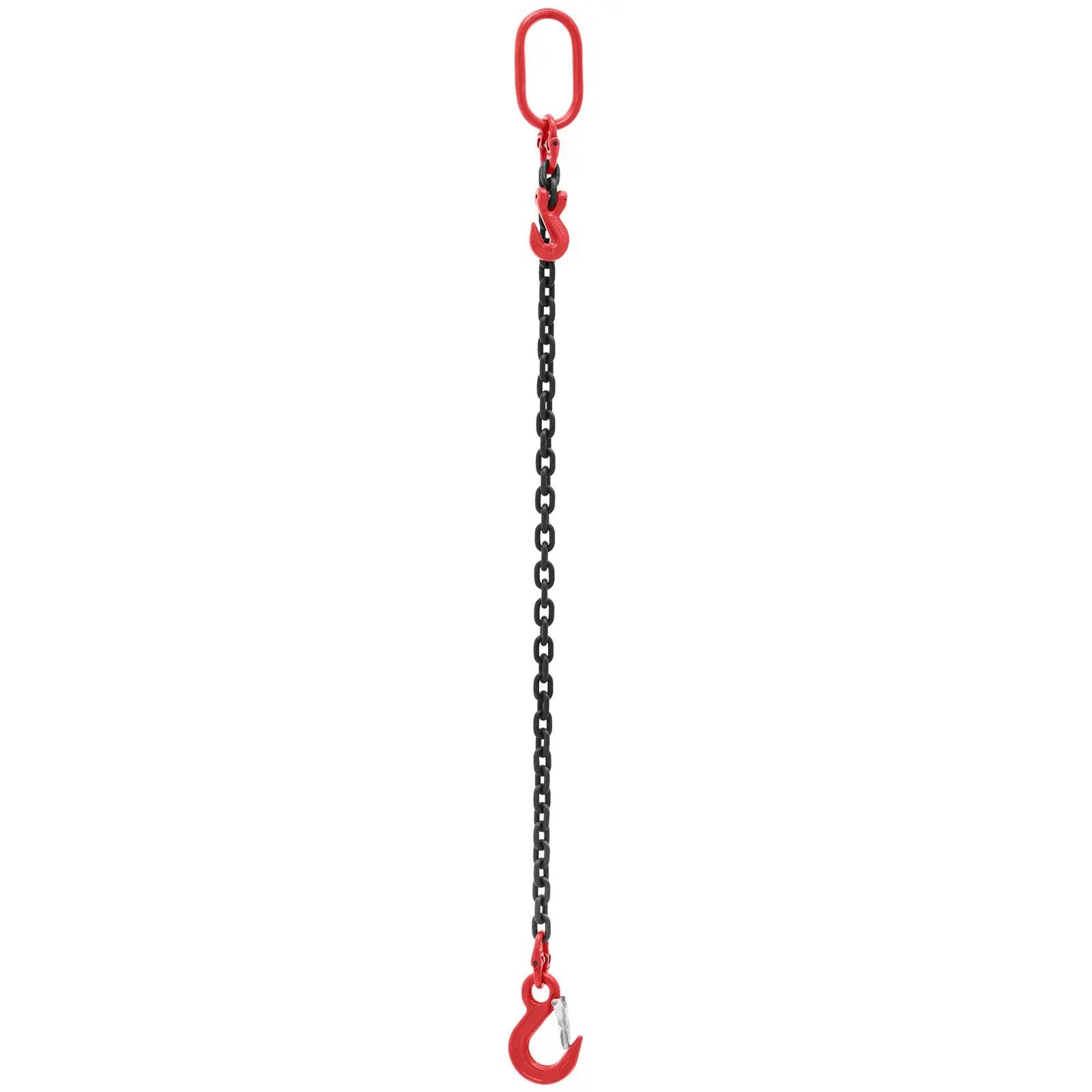 Lifting Chain - 2000 kg - 1 m - black / red - chain shortener