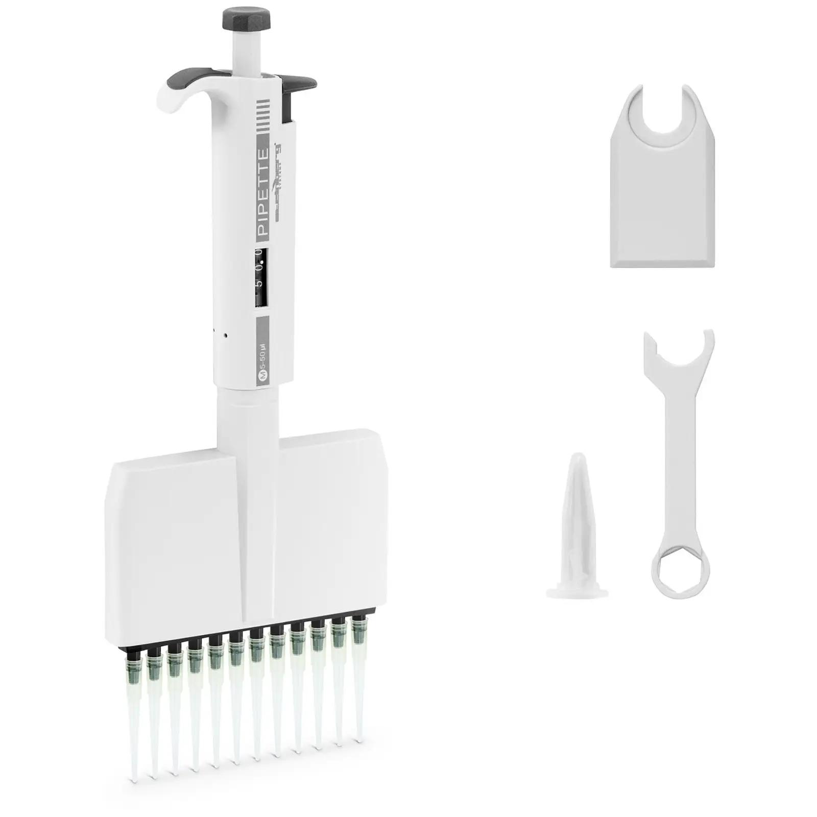 Multichannel Pipette - For 12 Tips - 5 - 50 Μ