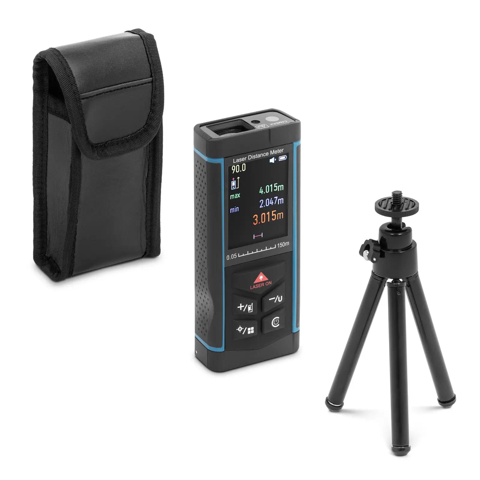 Laser Measure - up to 150 m - 2 mm accuracy - camera with aiming optics