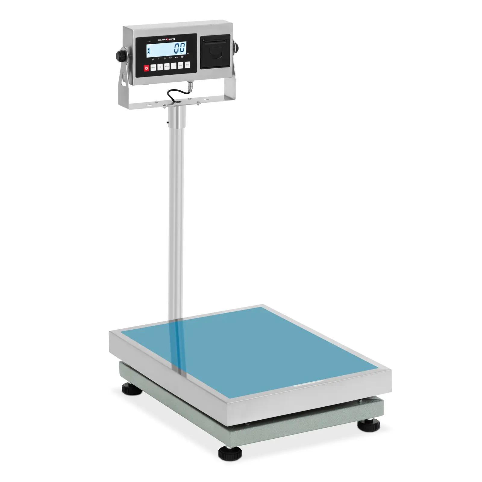 Platform Scale - 300 Kg / 10 G - 60 X 45 Cm - LCD With Label Printer