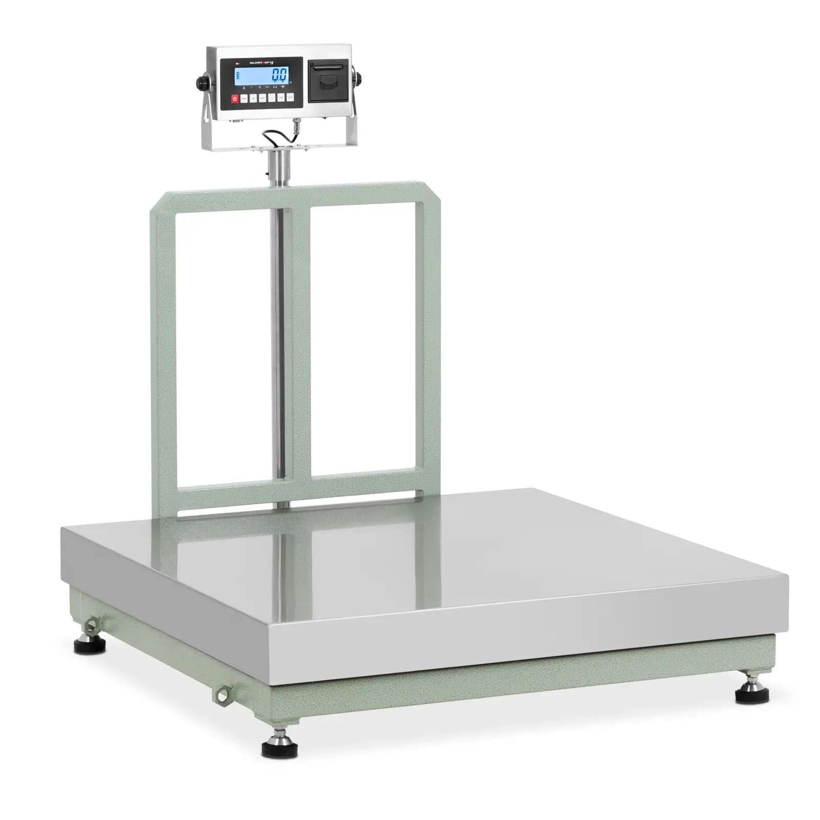 Platform Scale - 300 Kg / 20 G - 100 X 100 Cm - LCD With Label Printer