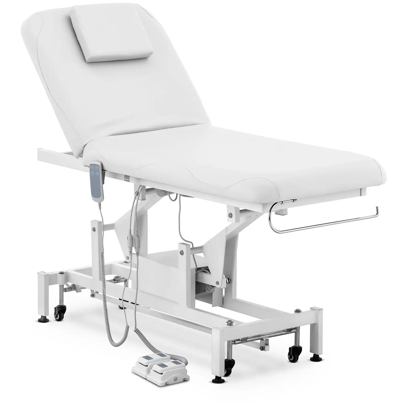 Electric Massage Table - 2 motors - 200 kg - white