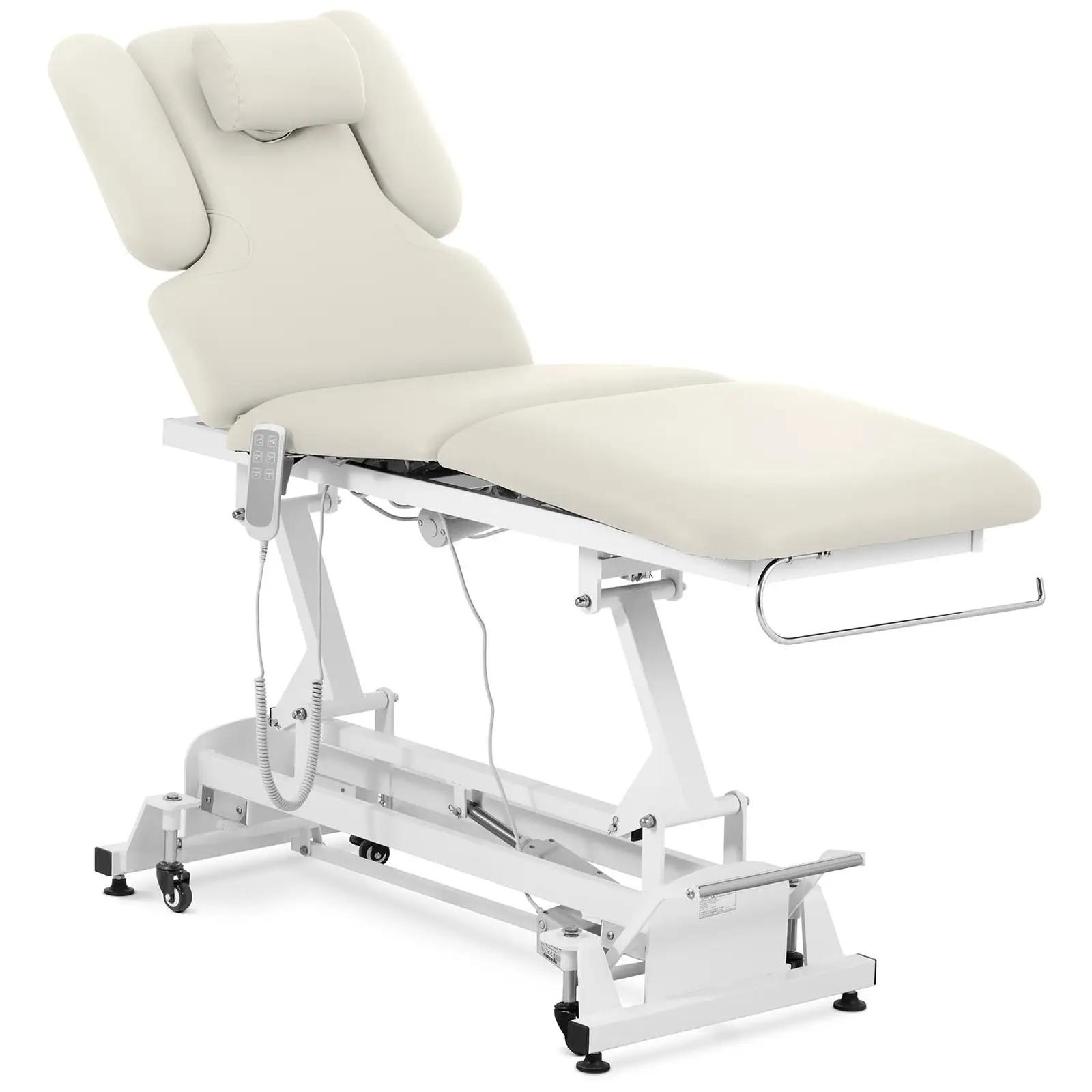 Electric Massage Table - 3 Motors - 250 Kg - White