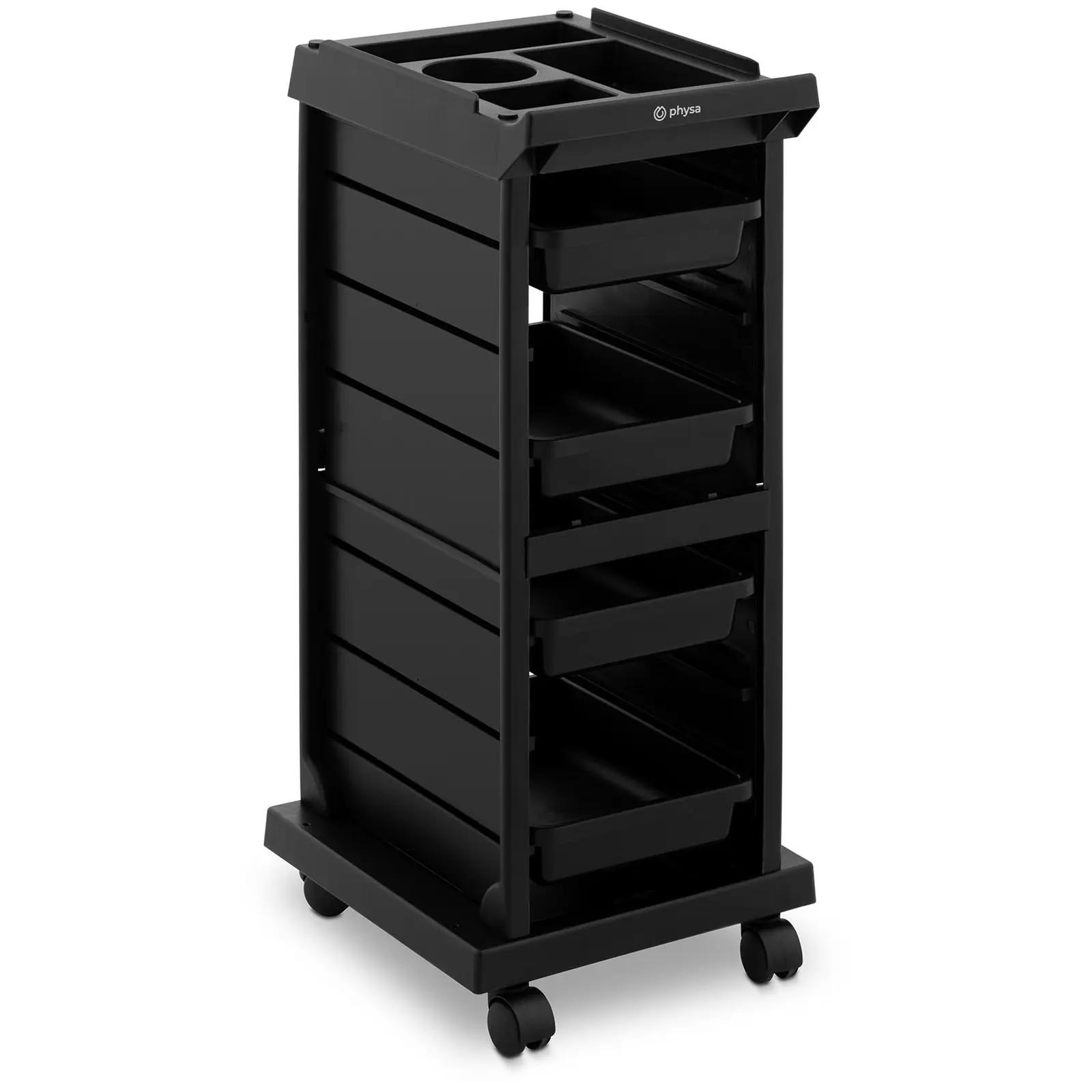 Hair Salon Trolley - 10 Kg - 4 Drawers - 410 X 315 Mm Shelf