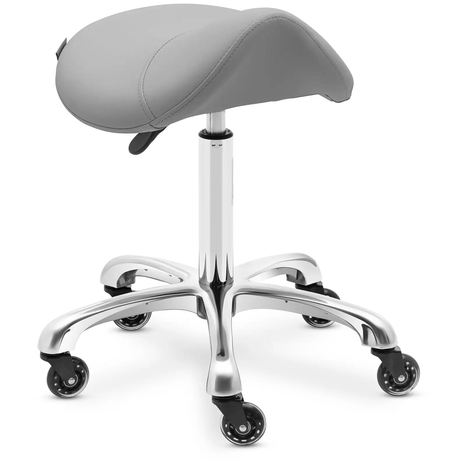 Saddle Stool - 570 - 750 mm - 150 kg - Dark grey