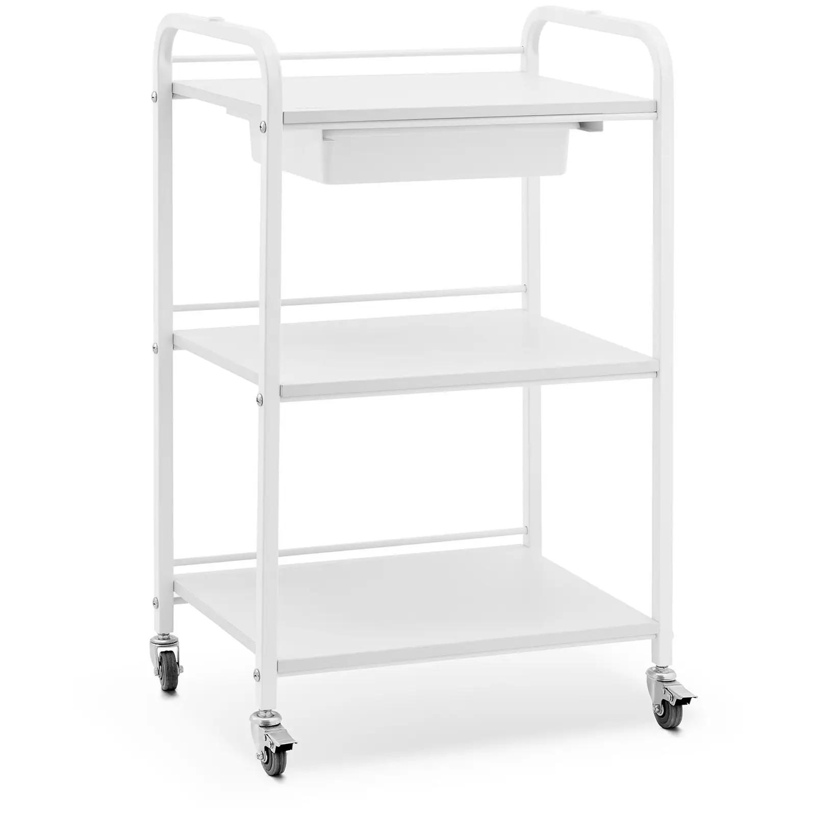 Beauty Trolley - 1 drawer - 3 shelves - max. storage capacity 80 kg