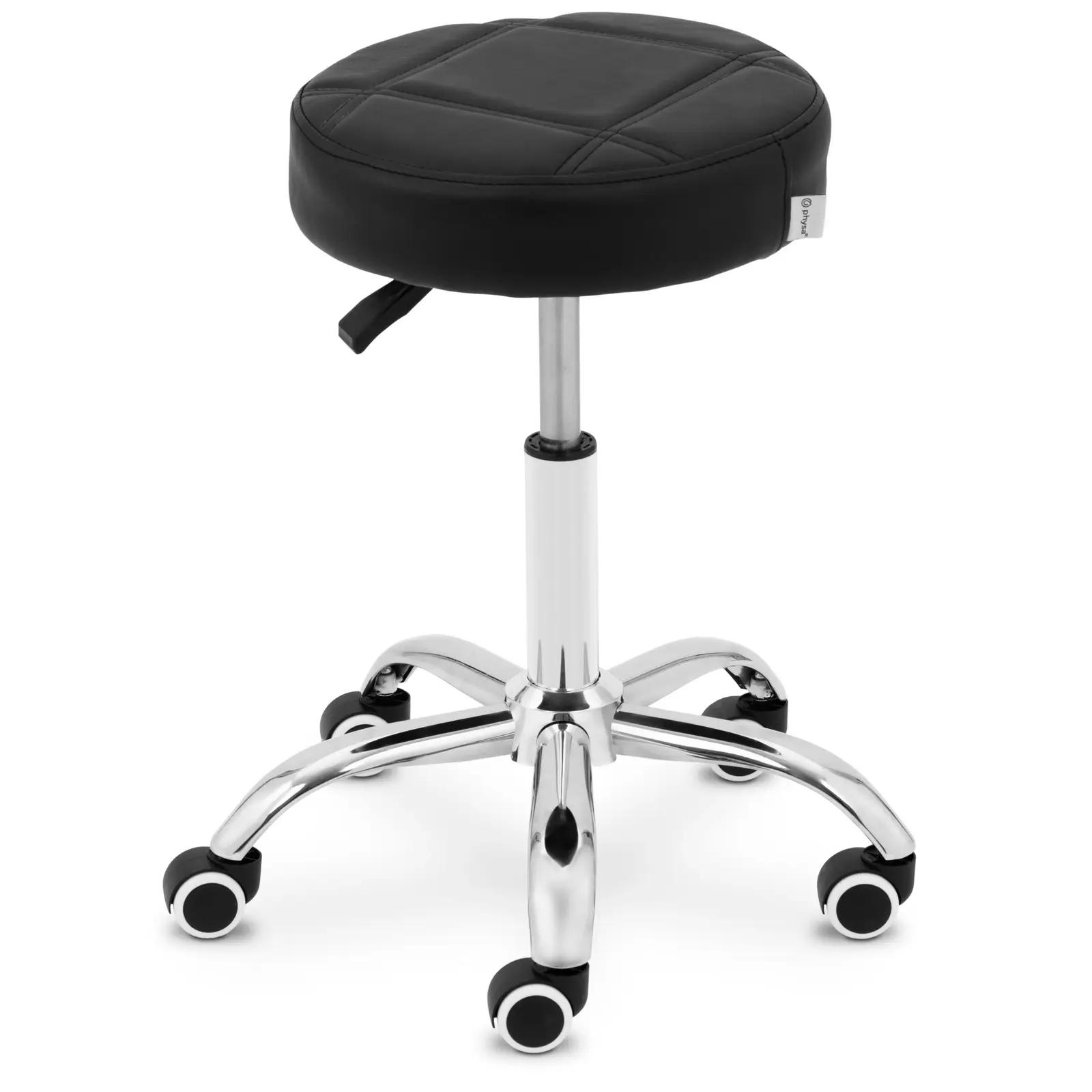 Roller Stool - 52 - 66 cm - 120 kg - black