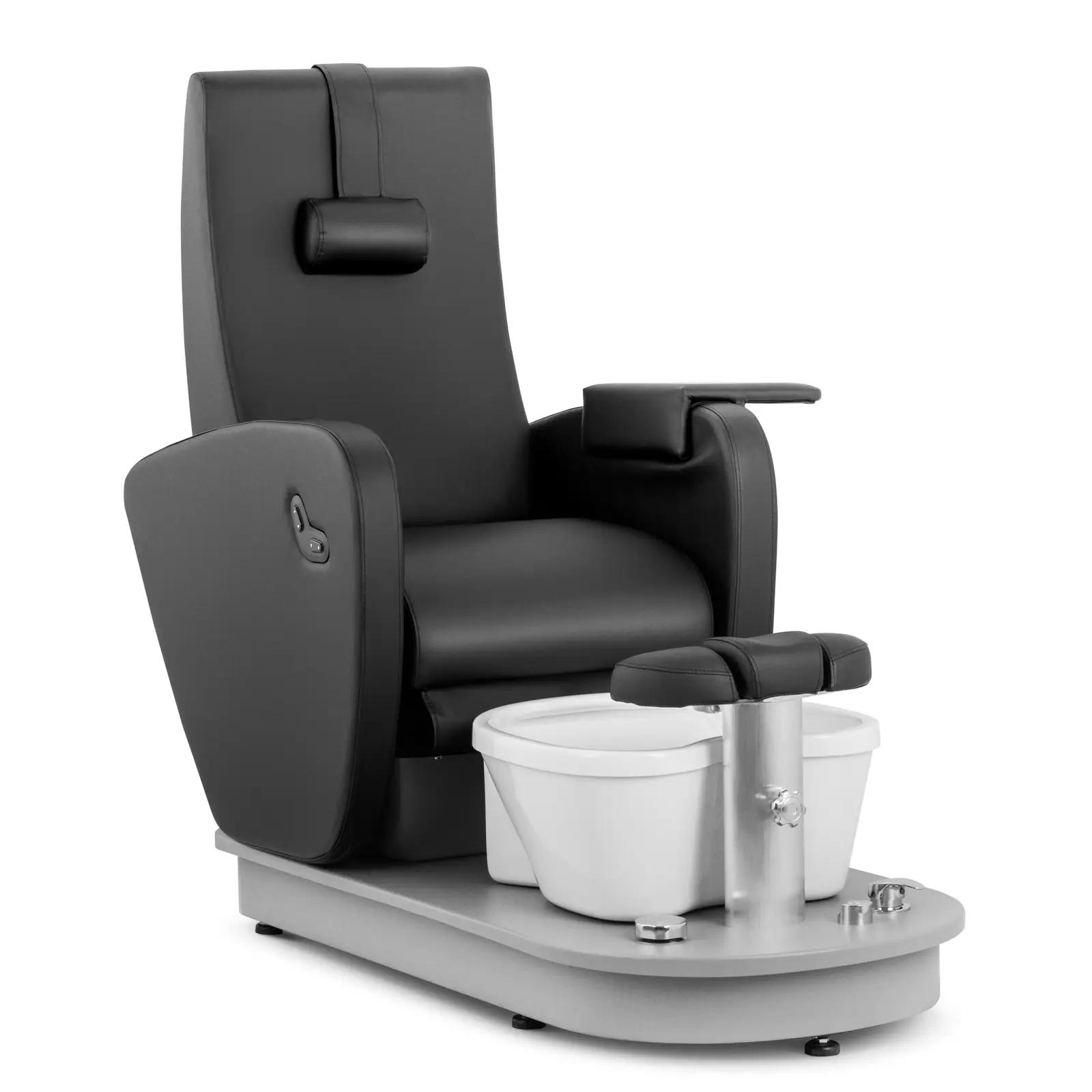 Electric Pedicure Chair - With Foot Bath - 115 W - 200 Kg - Black