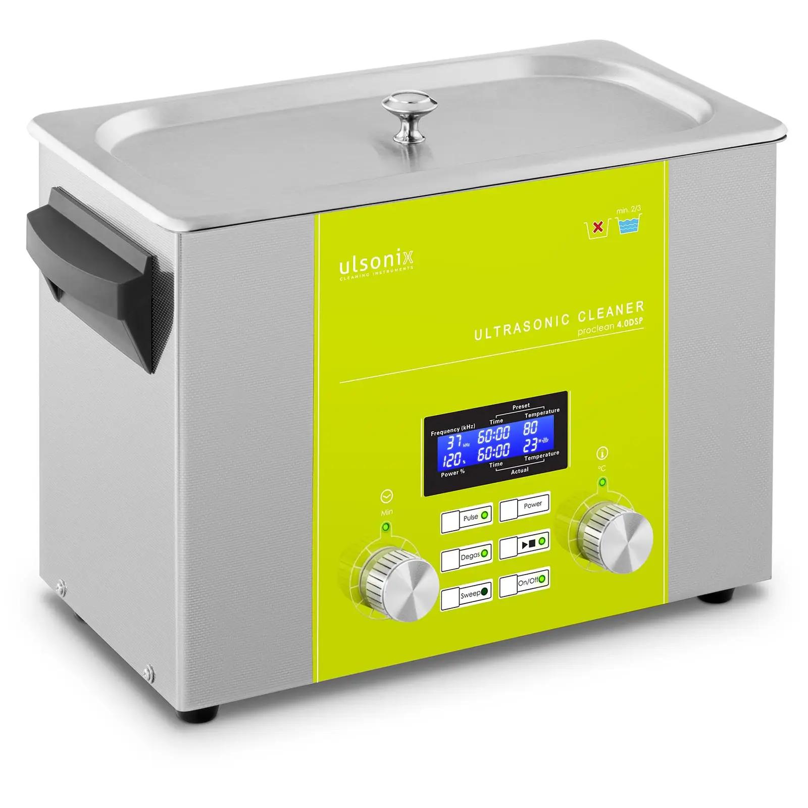 Ultrasonic Cleaner - 4 litres - degas - sweep - pulse