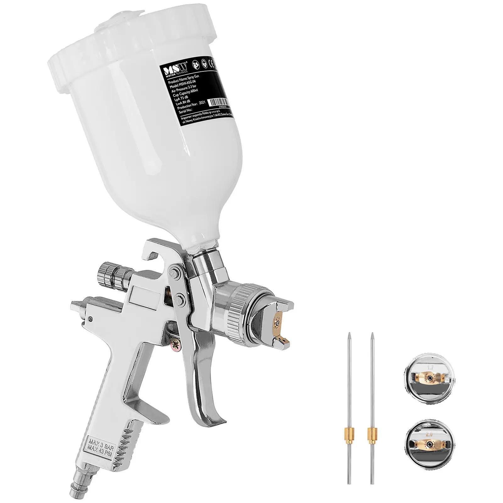 Paint Spray Gun - 600 ml - 5 bar - 3 nozzles