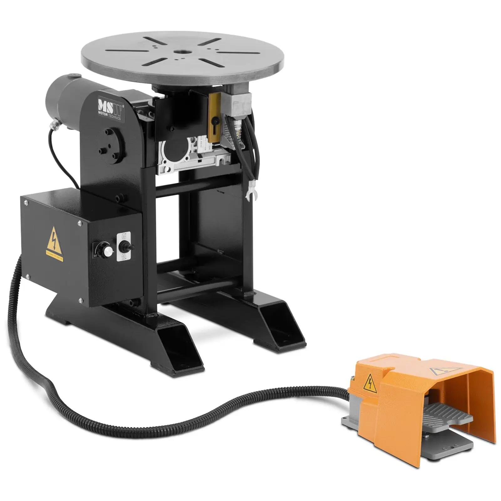 Welding Turntable - 350 Kg - 0-135° Table Tilt - Foot Pedal