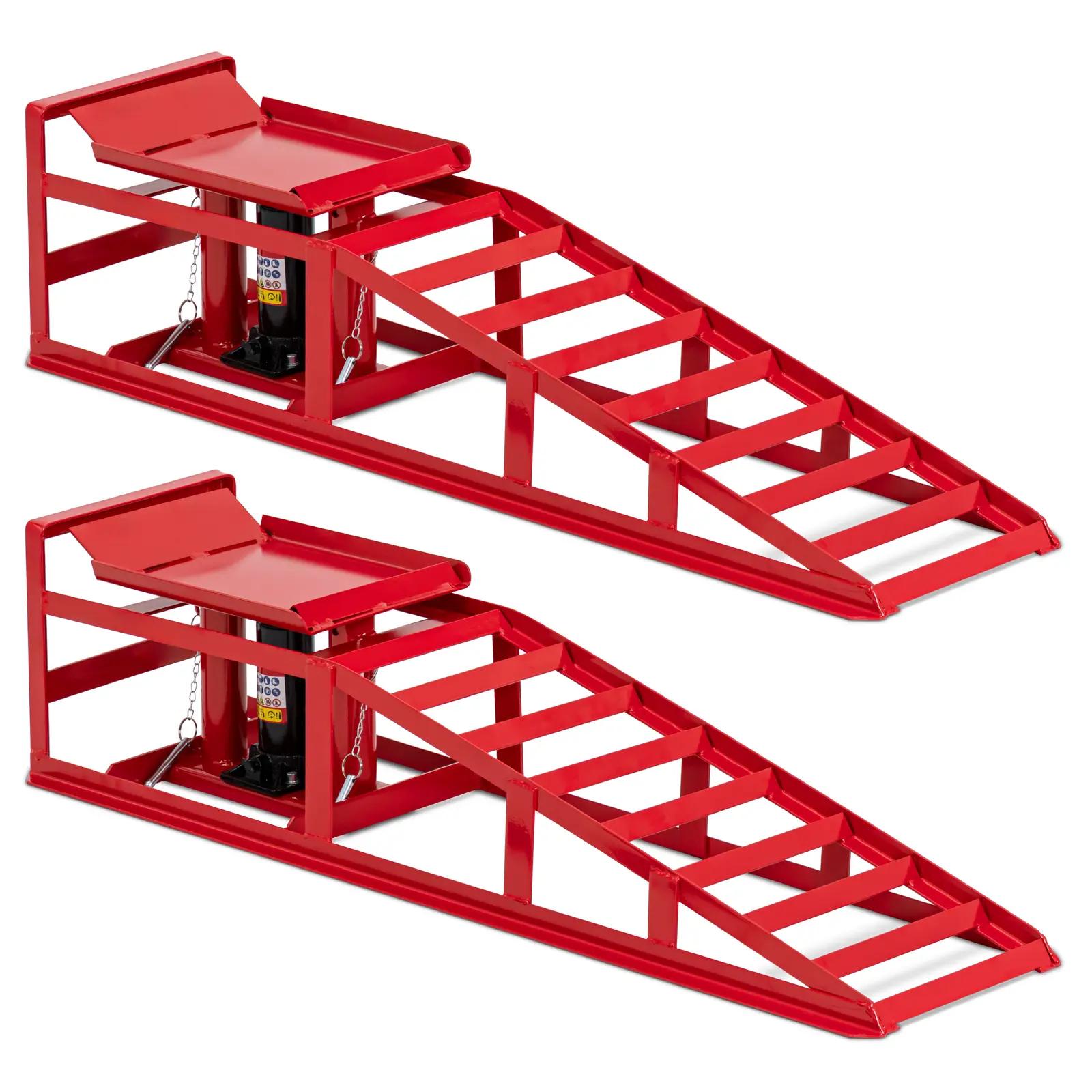 Hydraulic Car Ramp - Up To 2000 Kg - 235 To 325 Mm Height - 2 Pieces