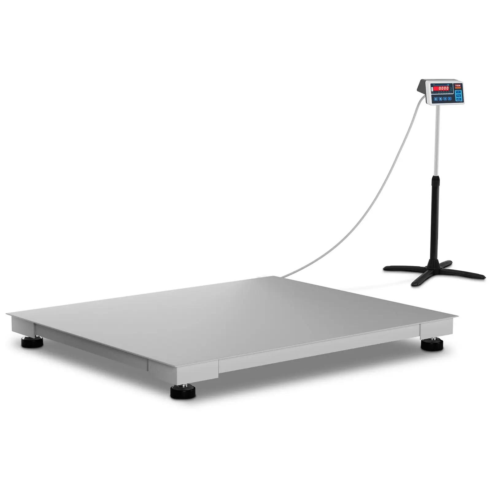 Floor Scale - calibrated - 600 kg / 200 g - 100 x 120 cm - LED